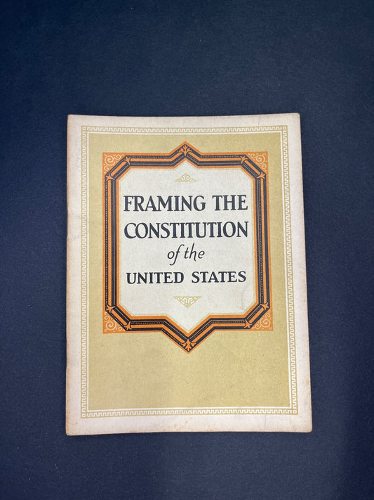 Vintage "Framing the Constitution" John Hancock Life Insurance Ad Book