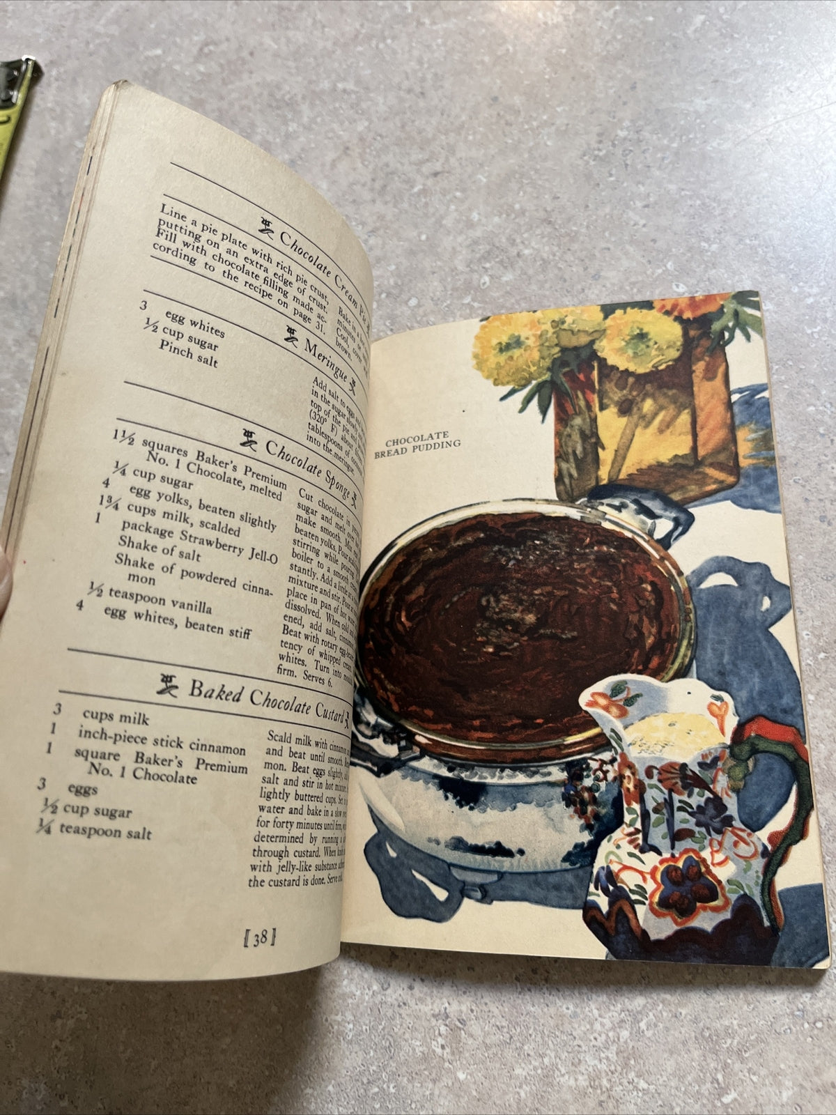 WALTER BAKER & Co 1928 Recipe Booklet Chocolate Breakfast Cocoa Dorchester Mint