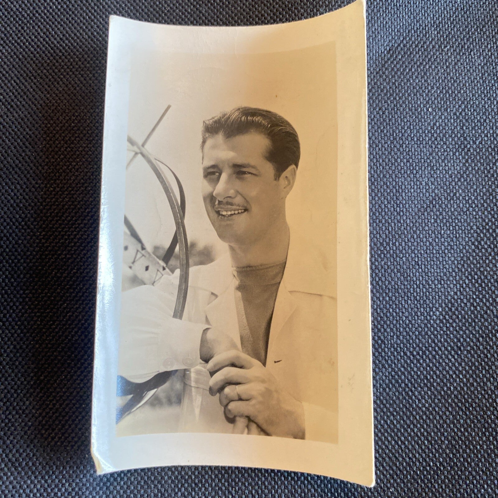 Real Photo  DON AMECHE 2.5" x 4" Hollywood Movie Star Fan Club