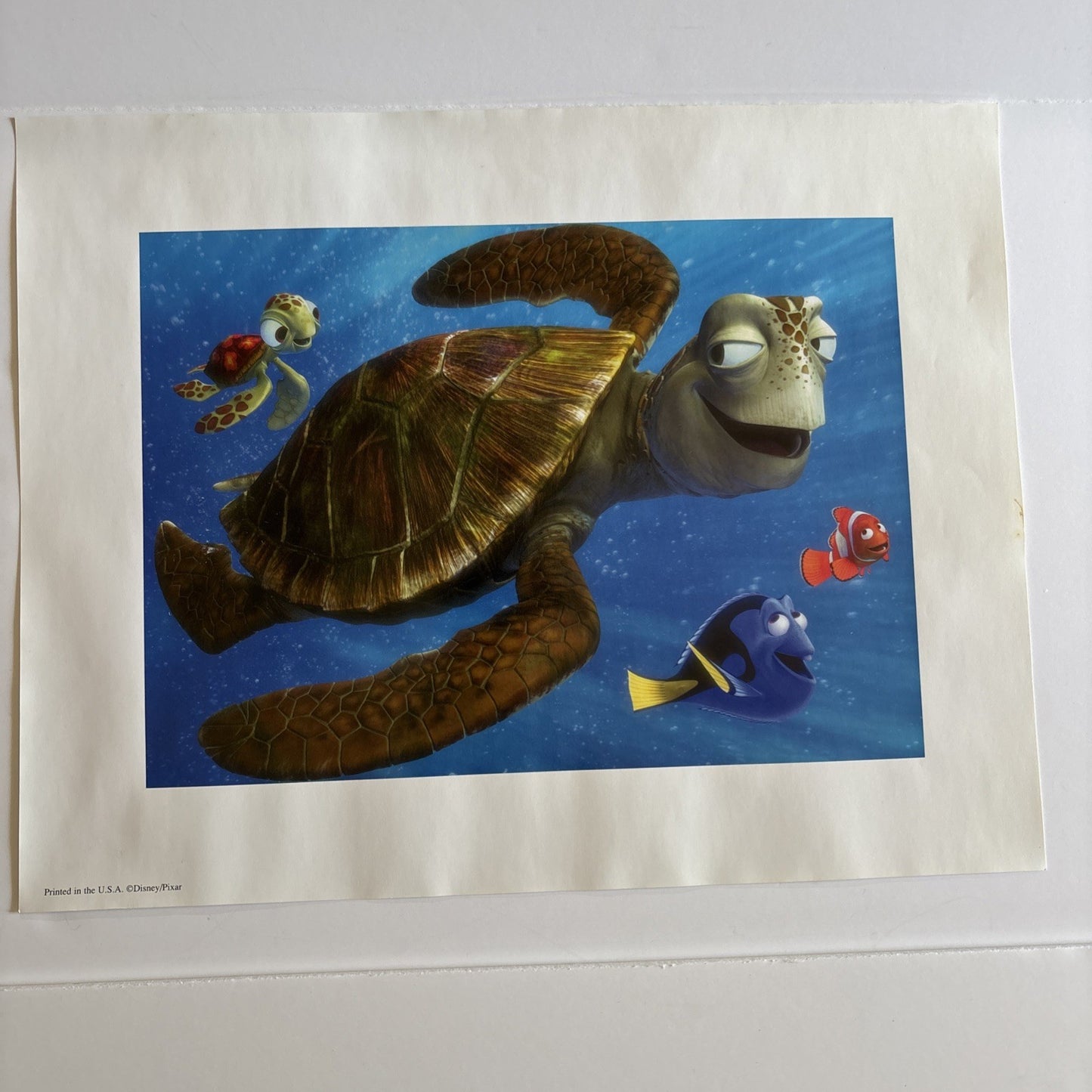 Finding Nemo Lithograph set of 4 Walt Disney Pixar