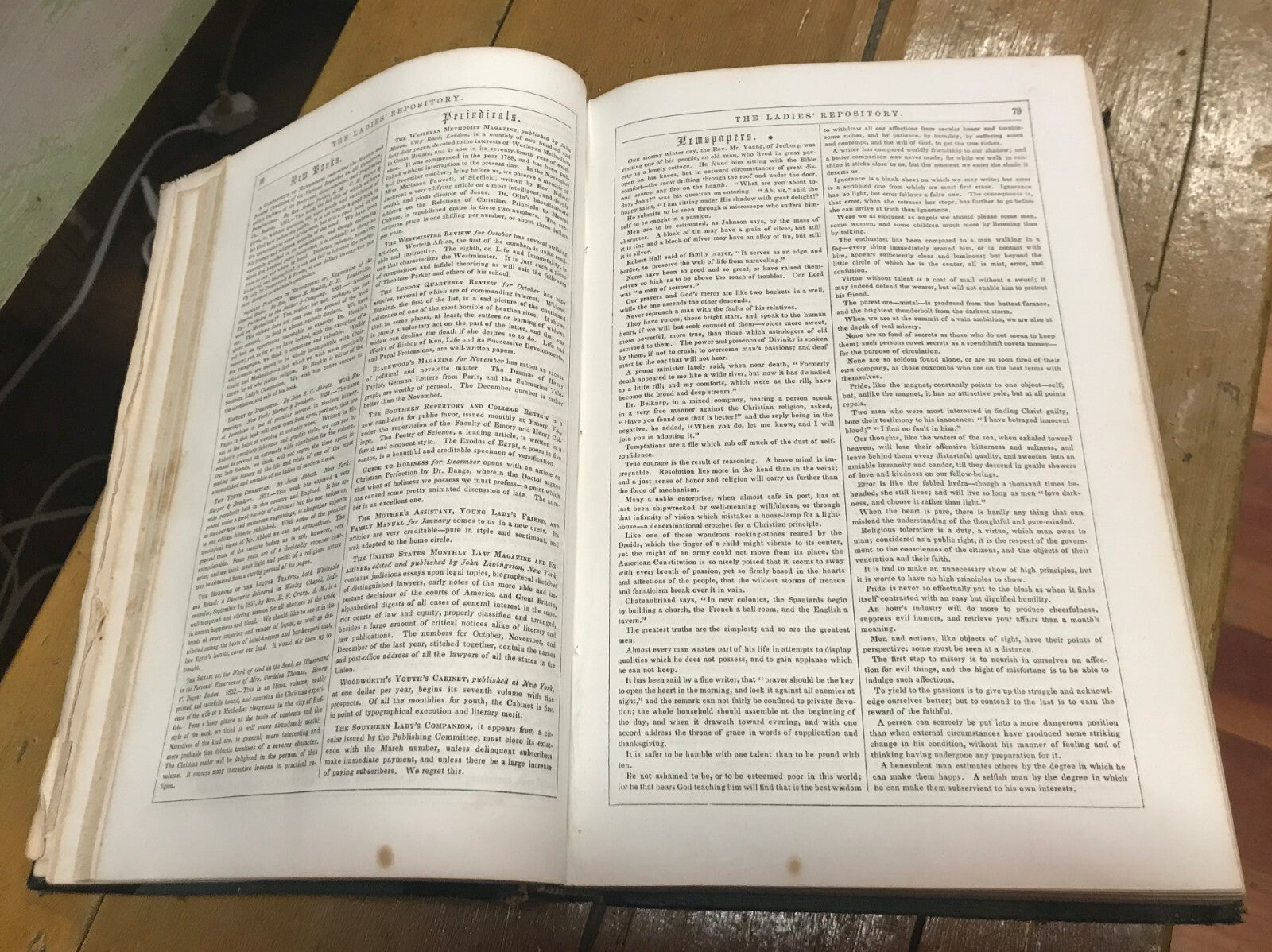 1852 The Ladies' Repository Book
