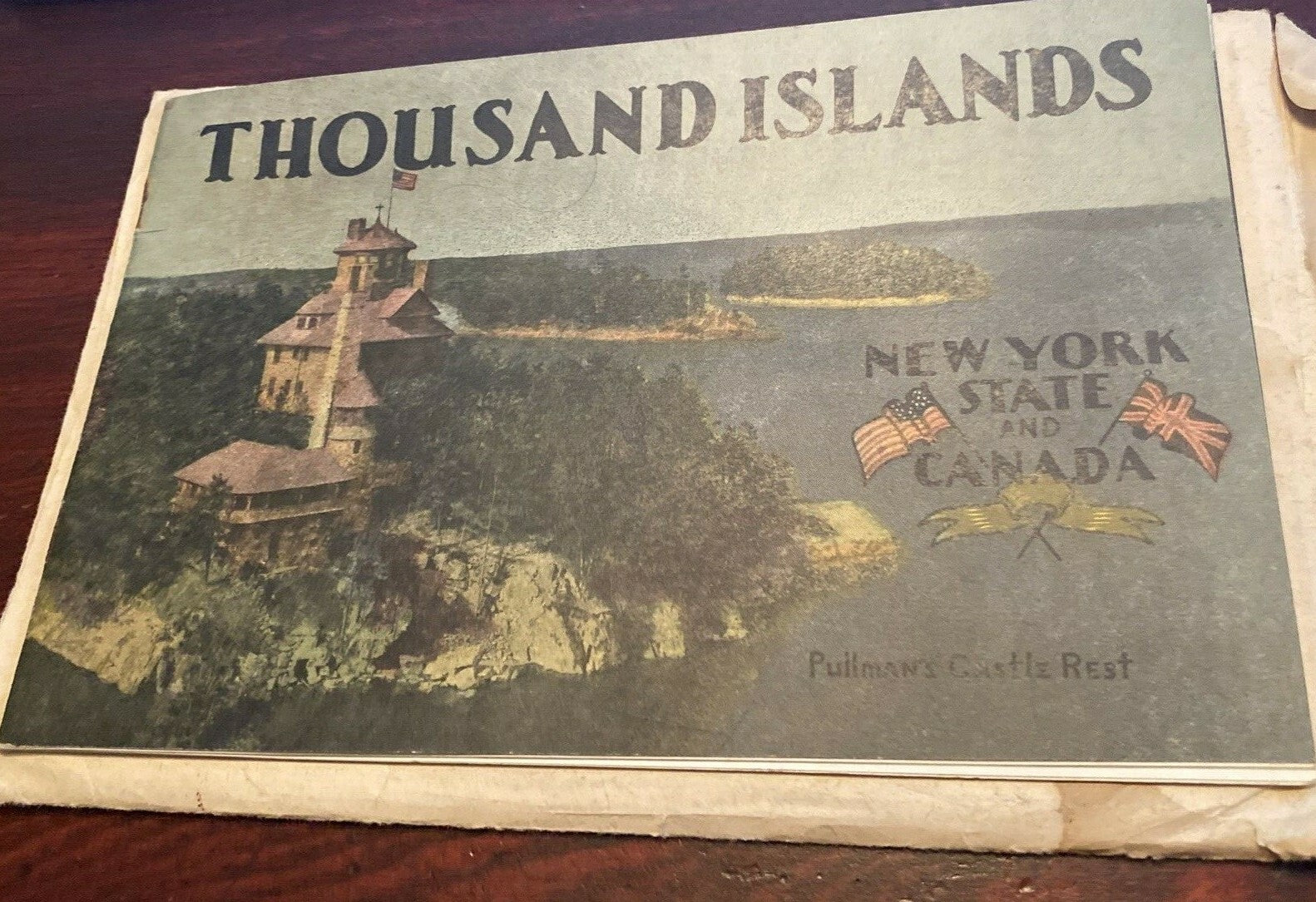 Vintage Thousand Islands New York State Canada Pullman's Castle Rest 