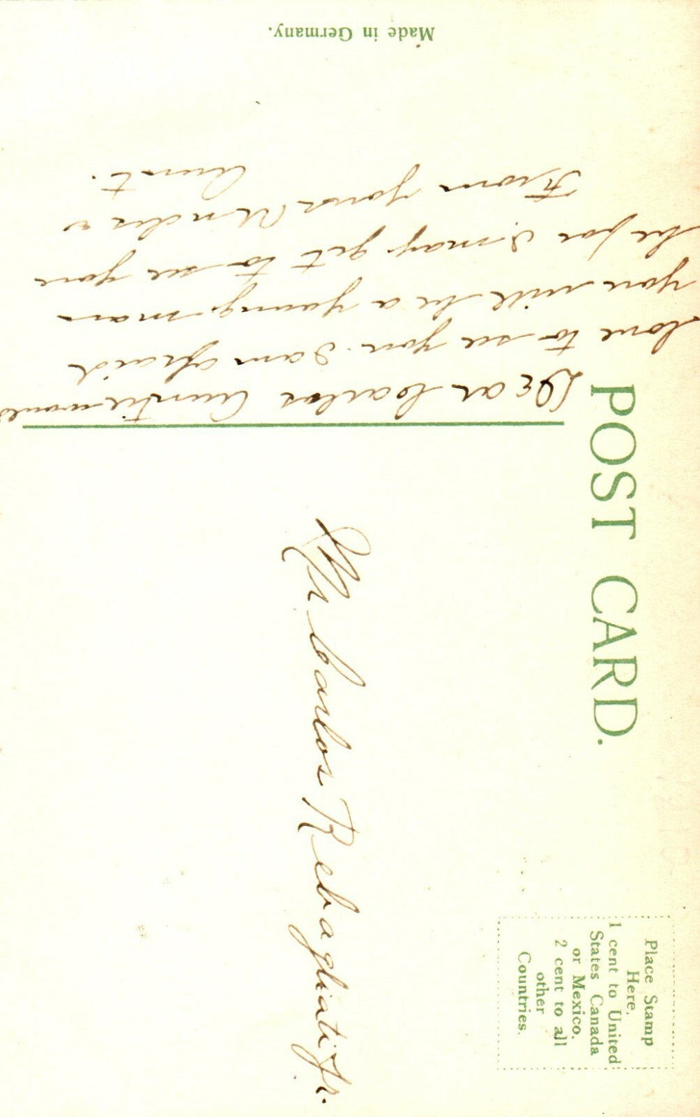 Man Kissing Womans Hand Greetings From St Valentine Postcard