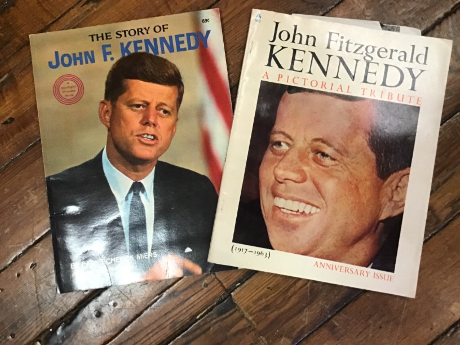 Lot of 2 Vintage John Fitzgerald Kennedy JFK President Pictorial Magazines