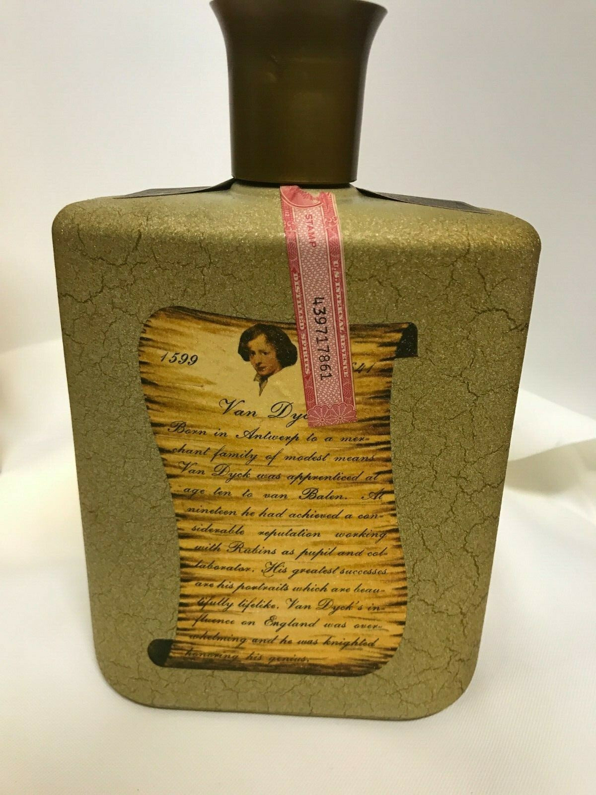 Vintage Beams Choice Jim Beam Collectible Bottle Charles I with gold Box