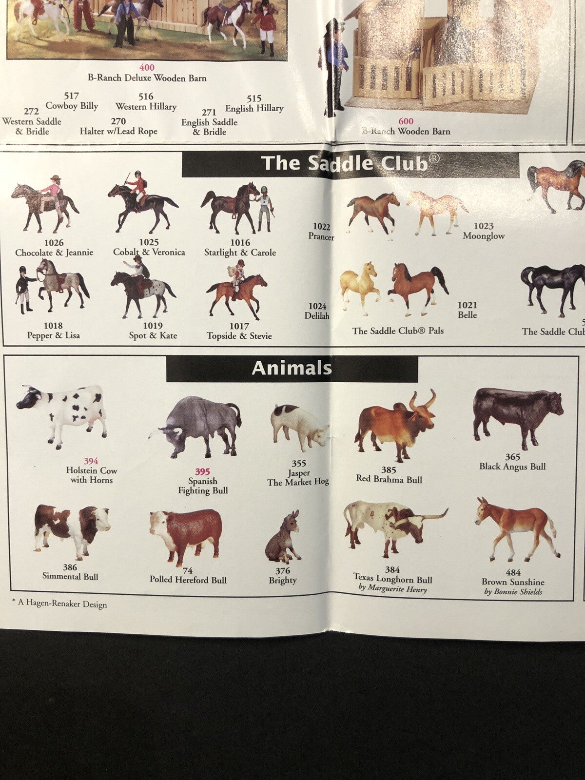1997 Breyer Animal Creations booklet pamphlet catalog brochure horse statues