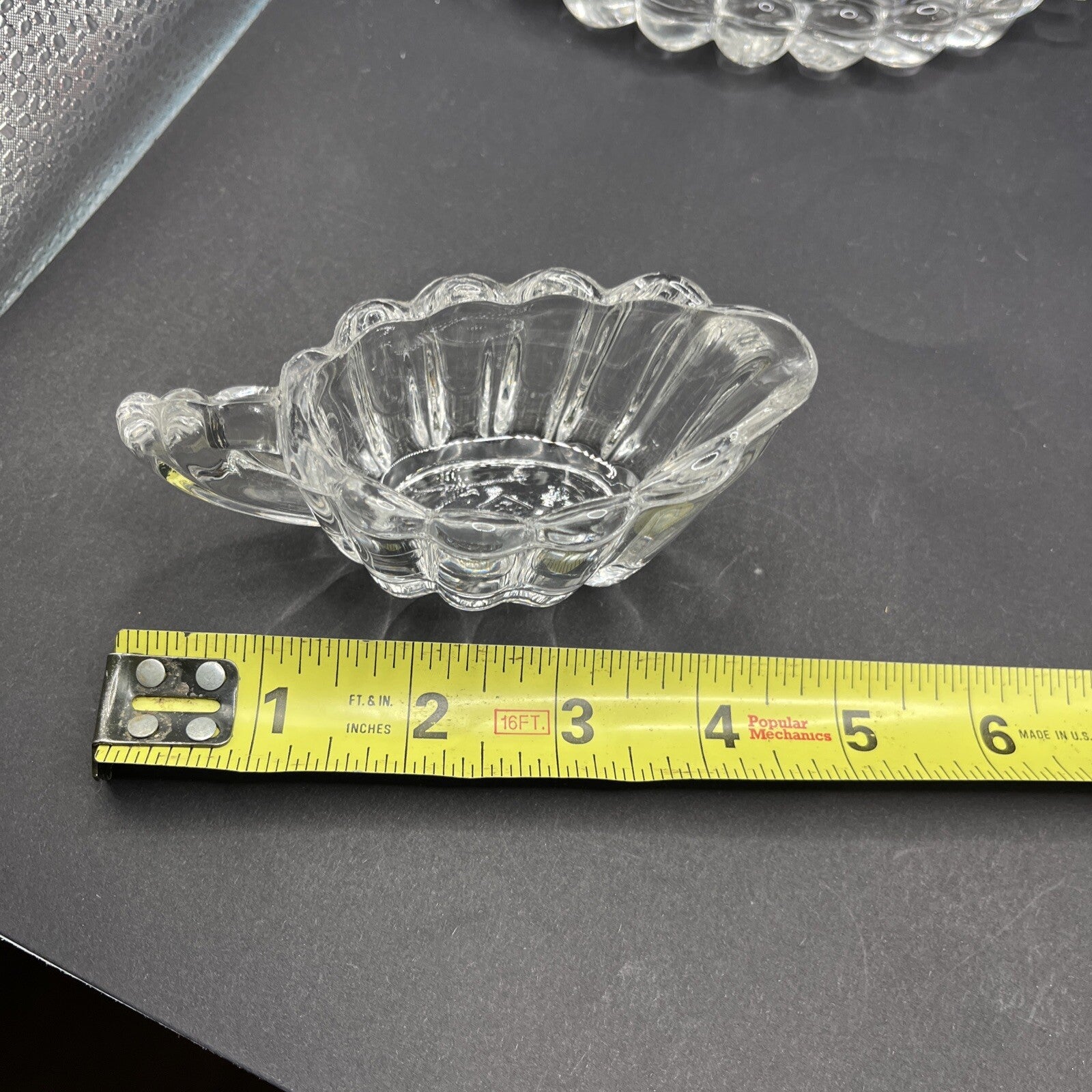 Heisey Glass Co Antique Cream & Sugar With Tray.