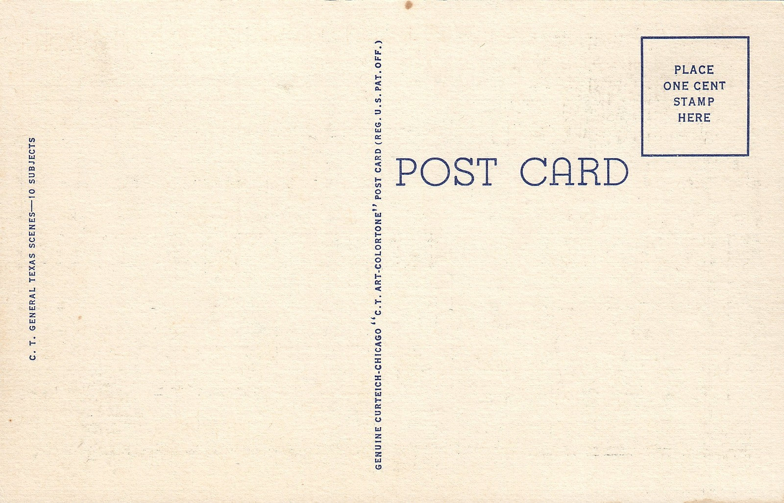 Large Letter Texas TX  Postcard