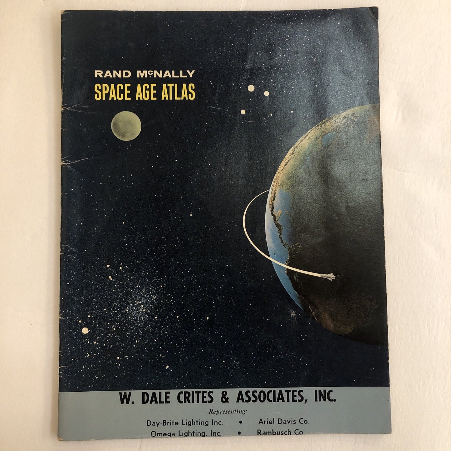 Rand McNally Space Age Atlas 1962 W Dale Crites & Associates Inc Advertising