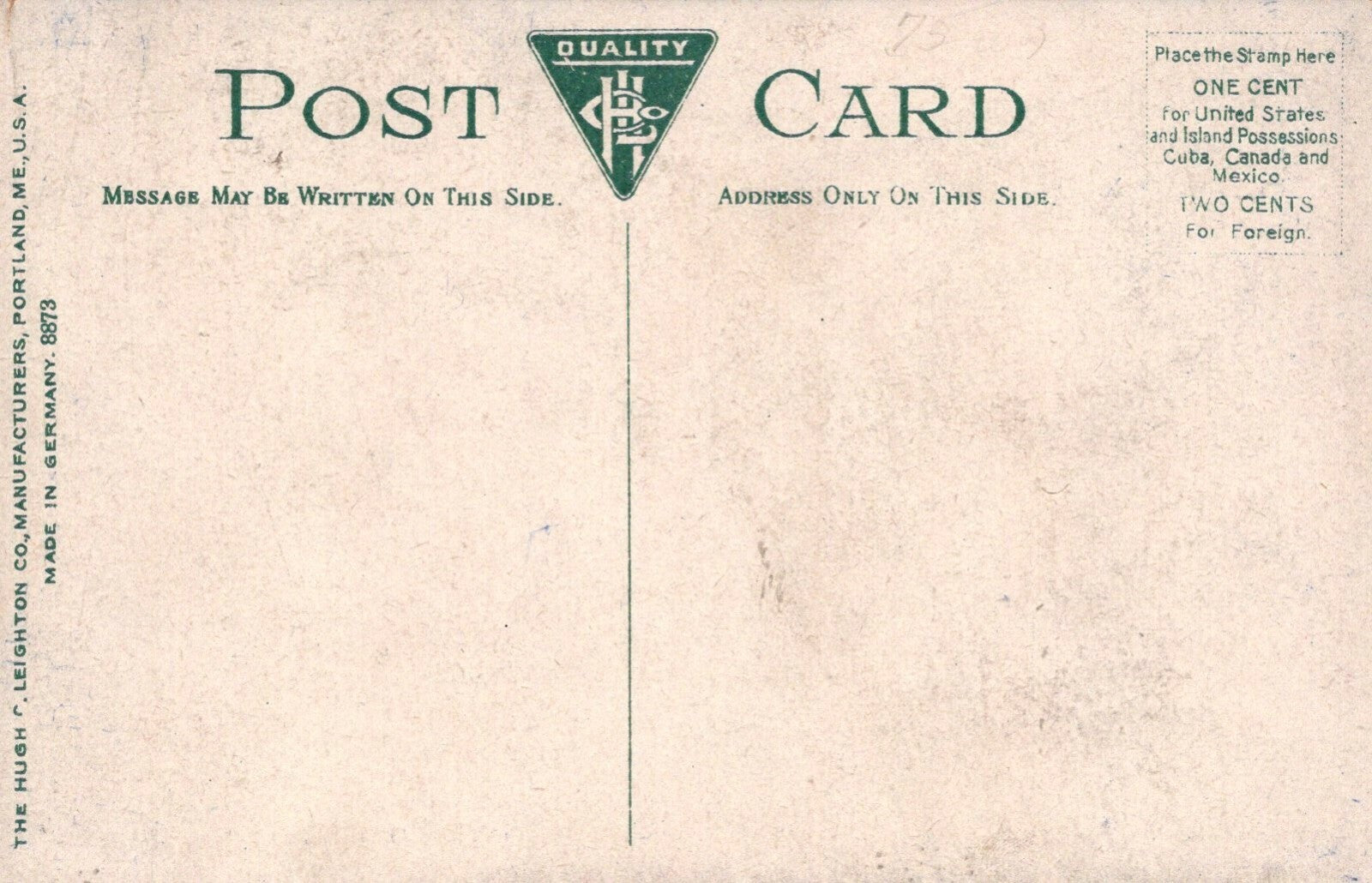 Boat View of Reeds Lake through the trees Grand Rapids Michigan MI Mich Postcard