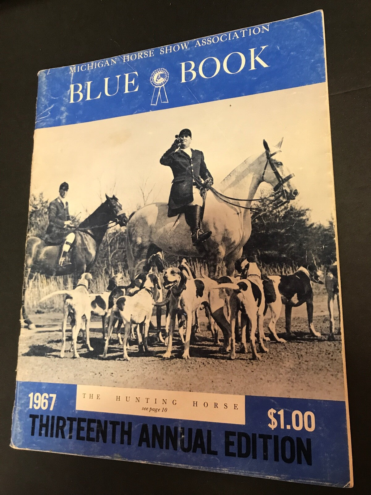 Michigan Horse Show Association Blue Book 1967 Thirteenth Annual Edition 