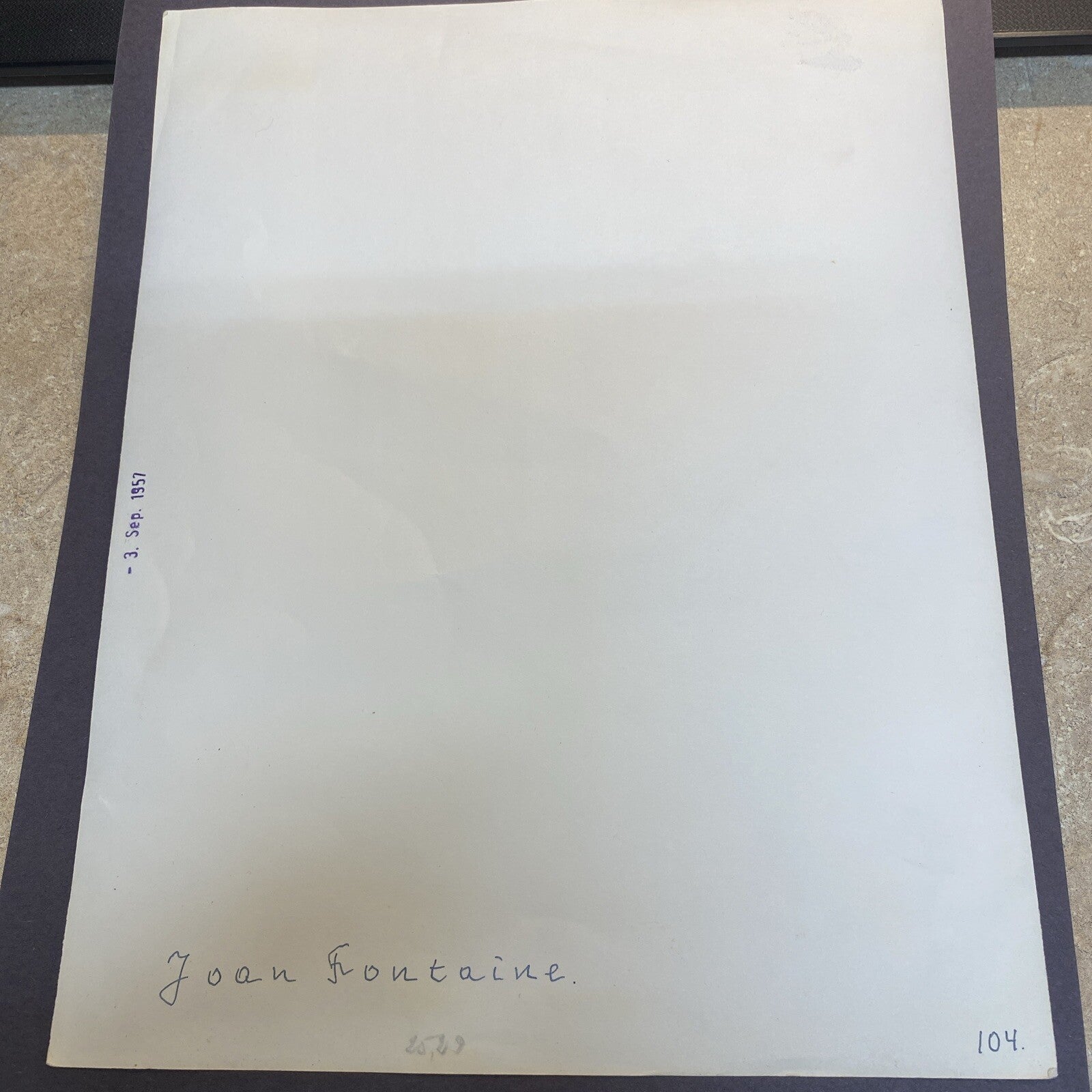 Hollywood Movie Star Joan Fontaine Real PHOTO 8 x 10  501A