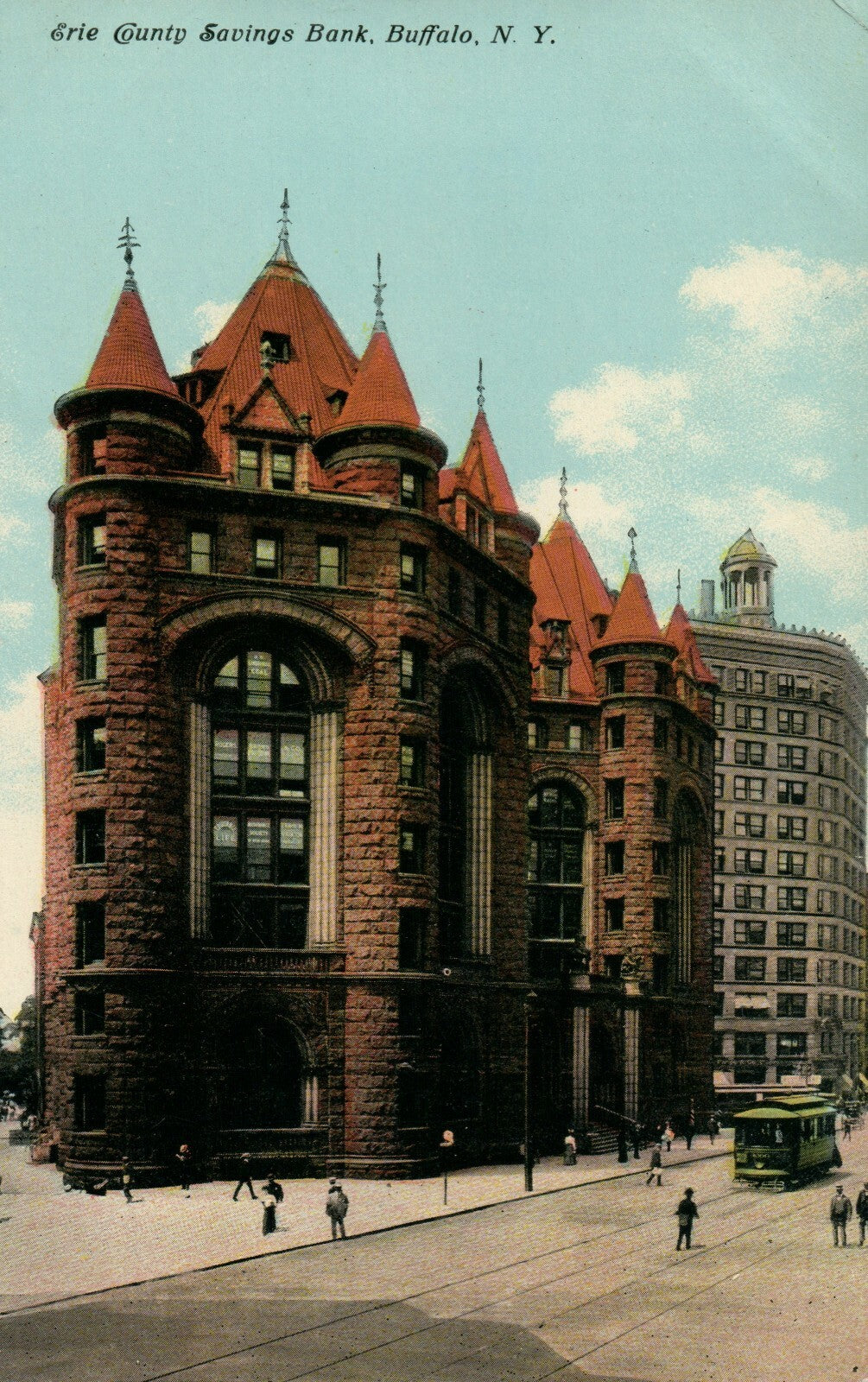Erie County Savings Bank Buffalo New York NY  Postcard