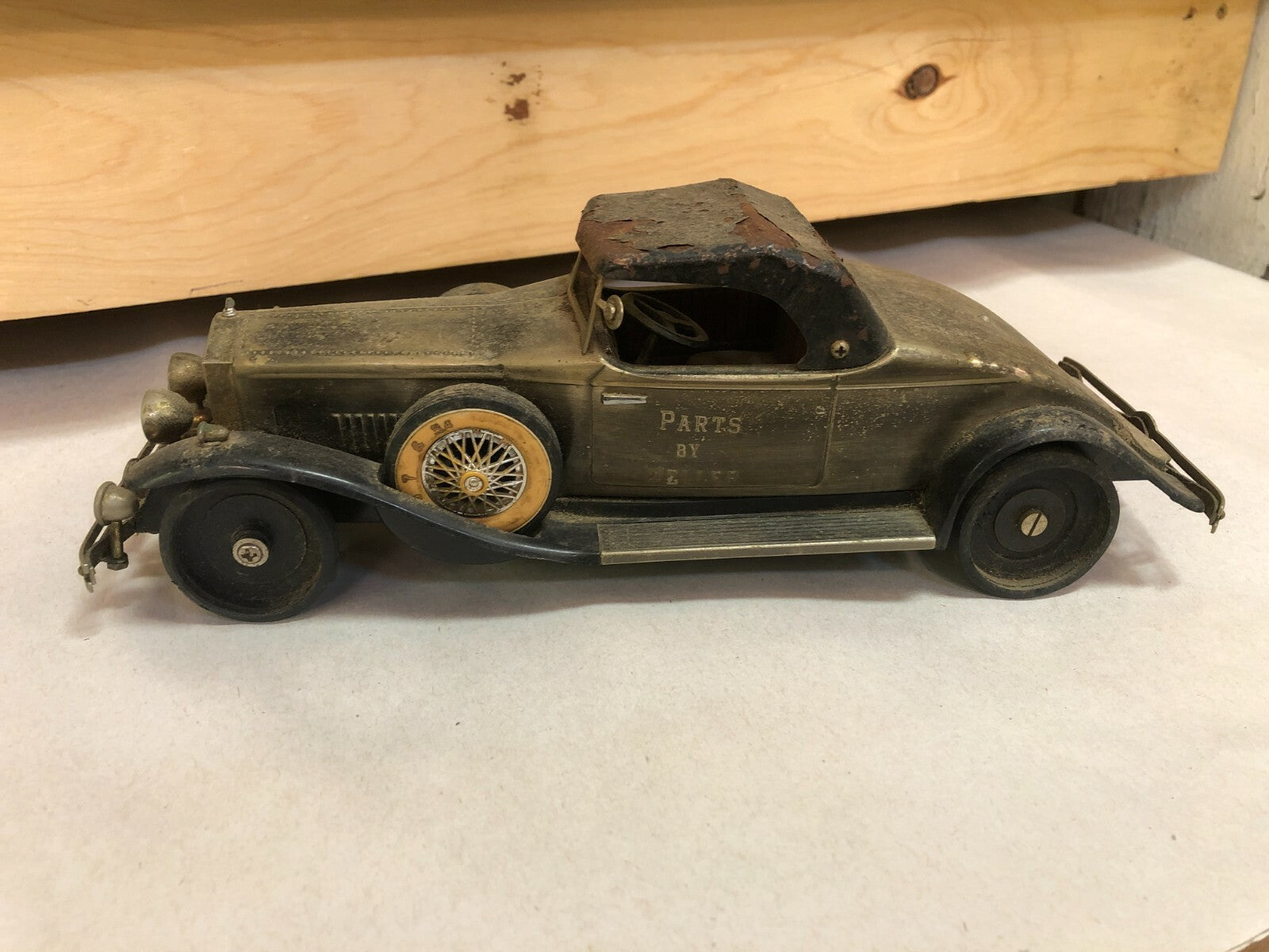 Old Vtg 1931 Rolls Royce  - Collectible Tin Car Toy Made In Japan