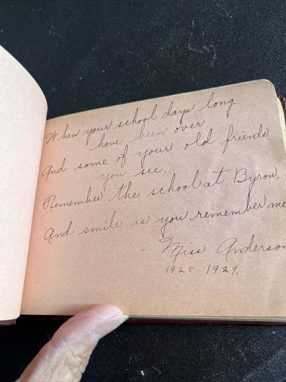Vintage Class Autographs Book ~ Franklin School Class of 1937 ~ West Chester, PA