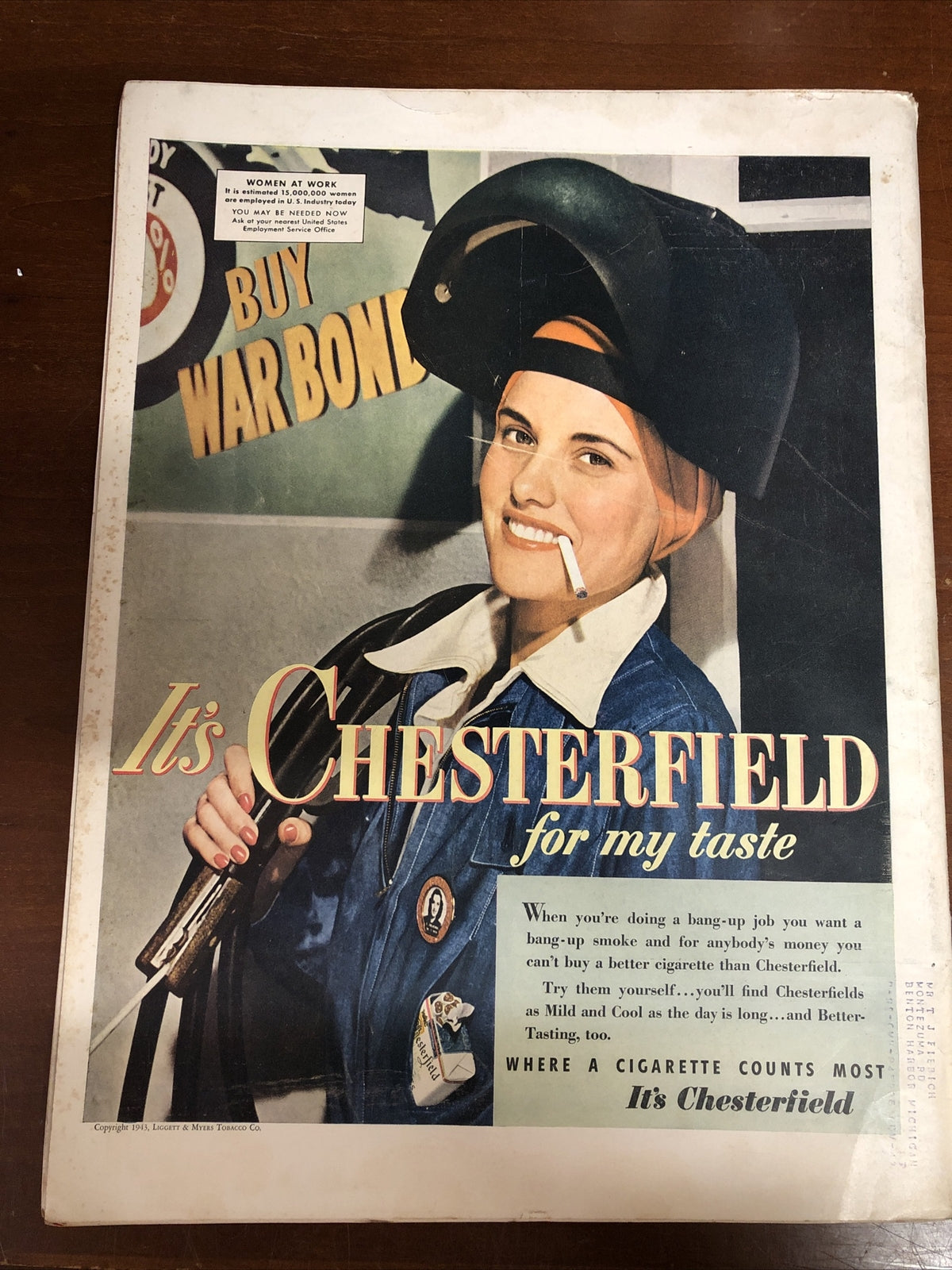 Vintage LIFE Magazine March 8 1943 WWII General  Somervell GREAT ADS
