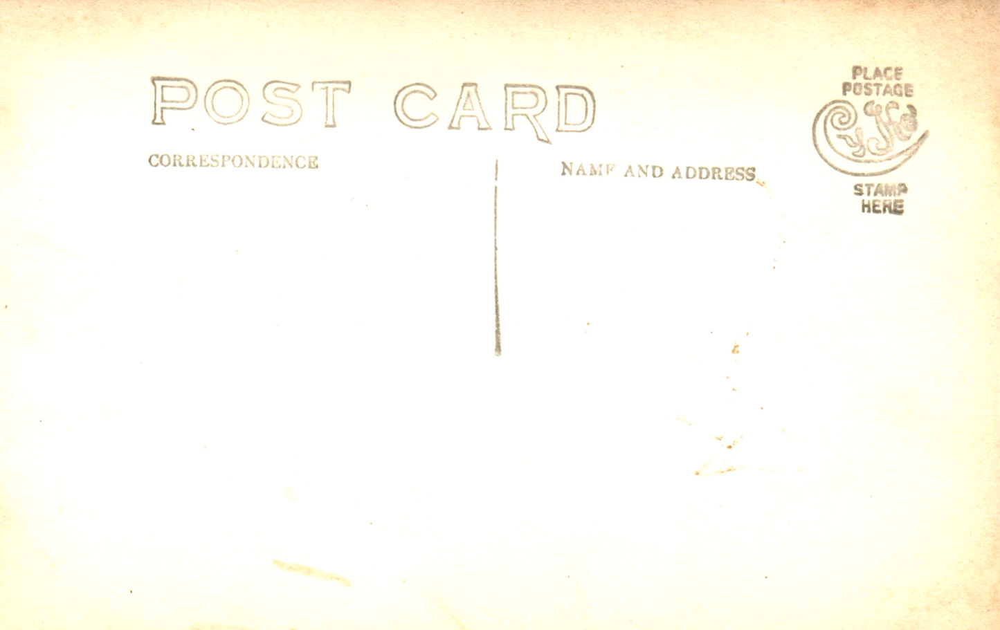 Real Photo Boy Sitting on Toy Horse Vintage Real Photo Postcard