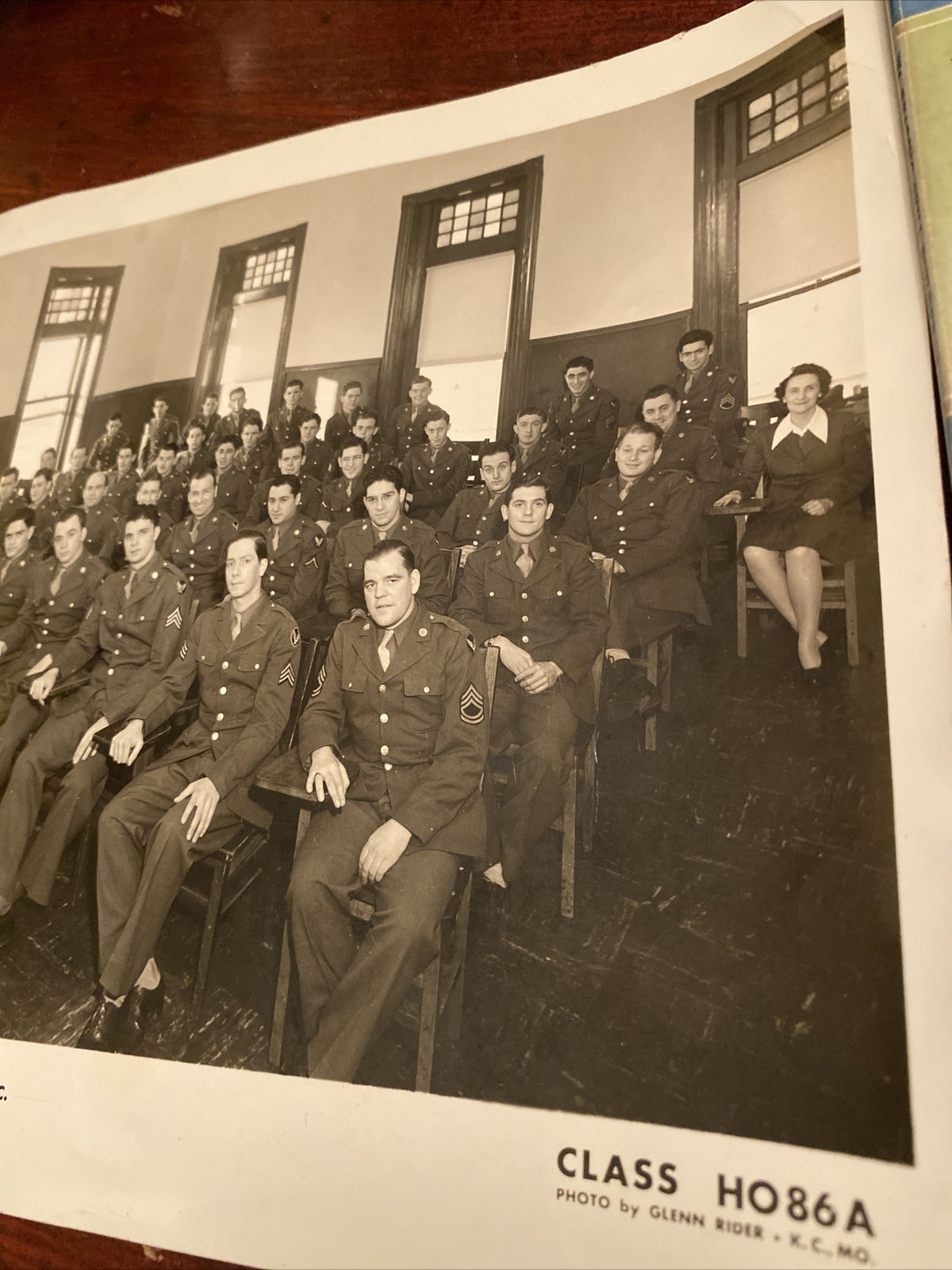 8 x 10 Real Photo Military Midland Radio and Television Schools Kansas City Mo