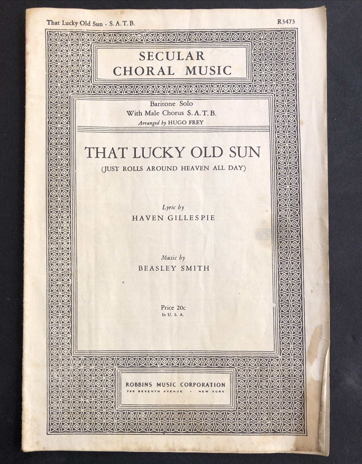 Lot of 3 booklets Asher Sizemore & Little Jimmie's, Cowboy Songs, Lucky Old Sun