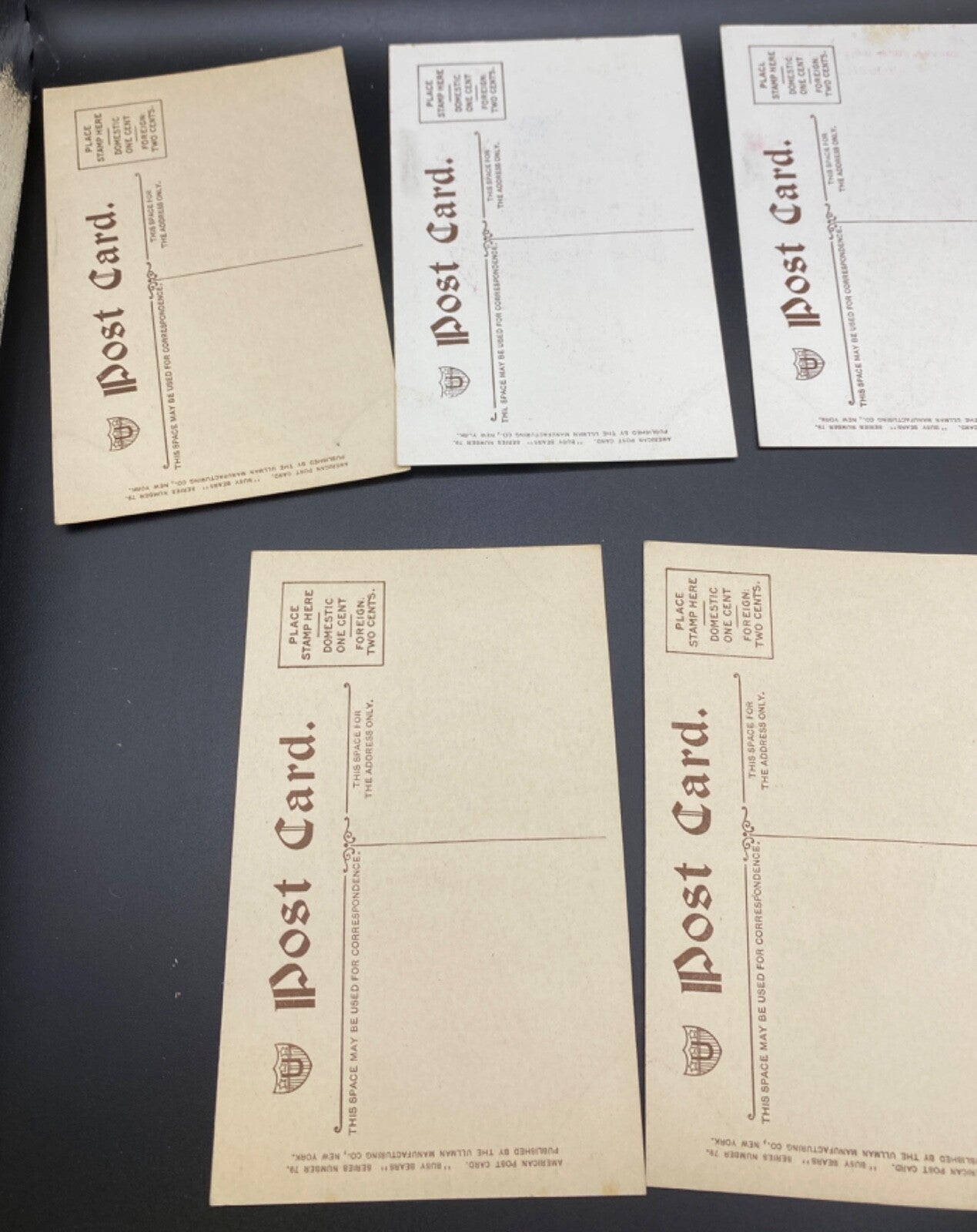 This Little Bear Complete Lot of  Days of the Week Bears Doing Things Postcards