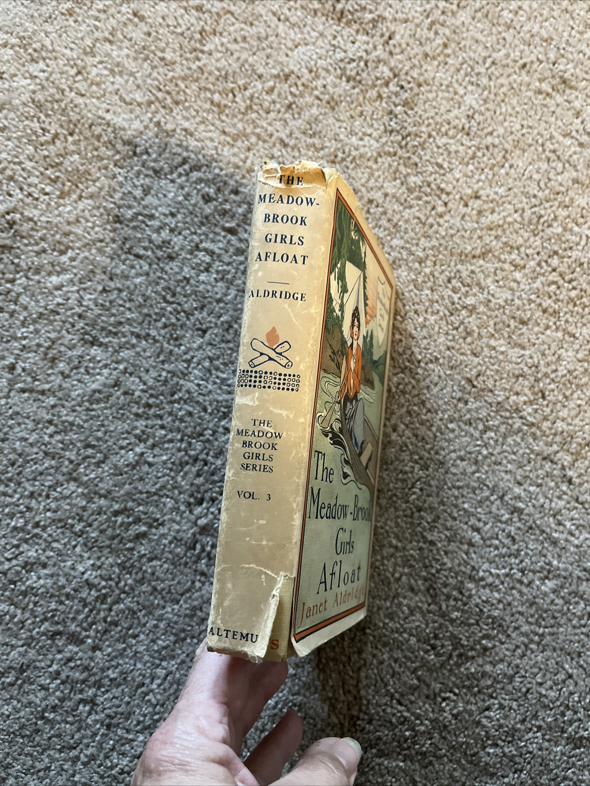 The Meadow-Brook Girls A Float by Janet Aldridge 1913 Edition HC Book