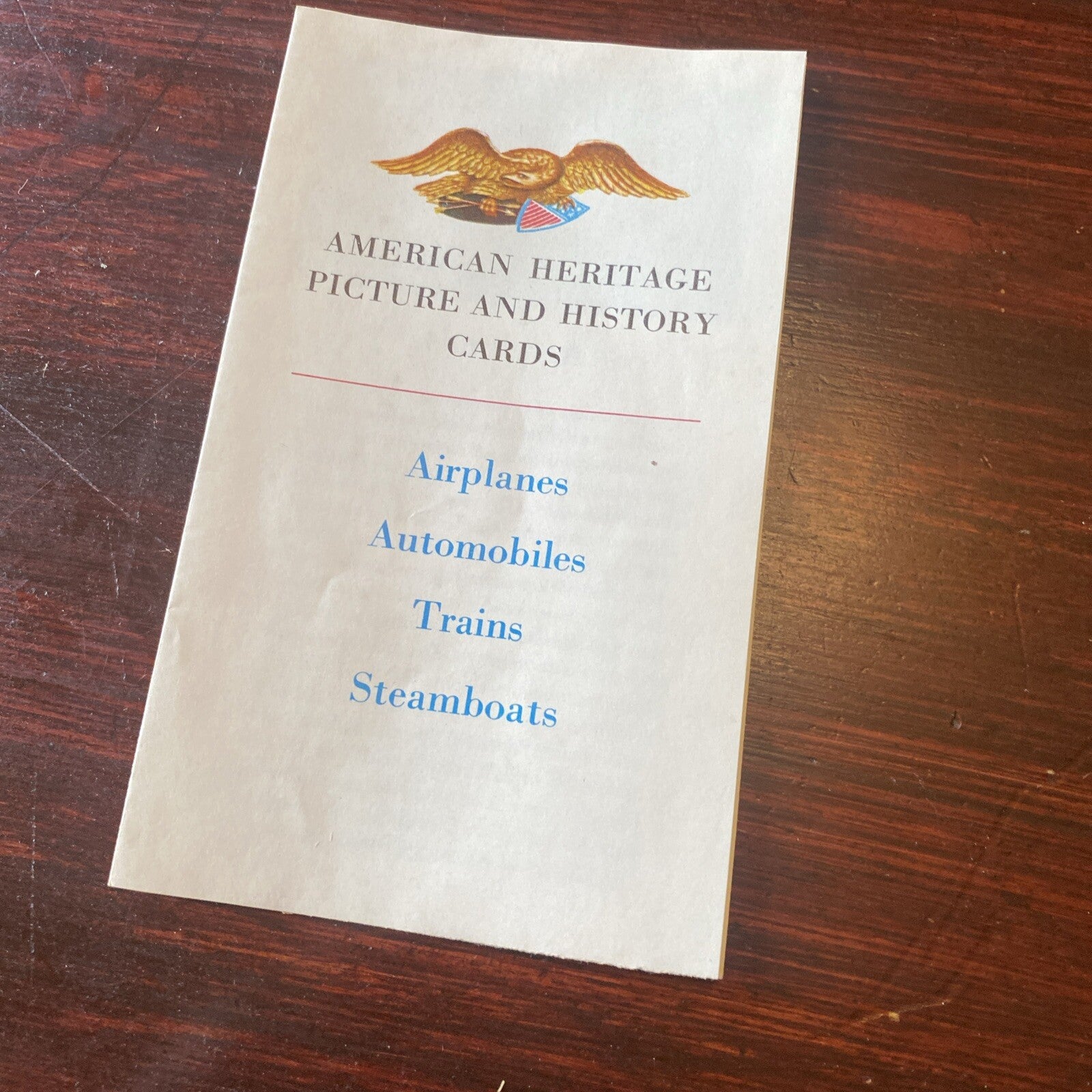 Complete Set of 40 American Heritage Picture and History Cards -Trains 1829-1960