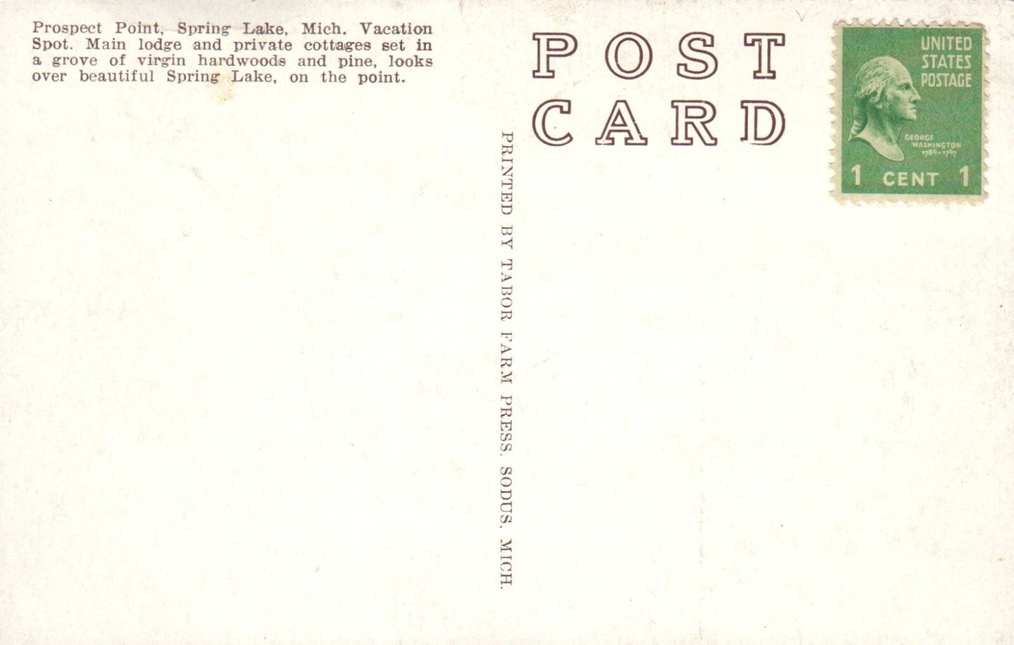 Prospect Point Vacation Spot in Spring Lake Michigan Mich MI