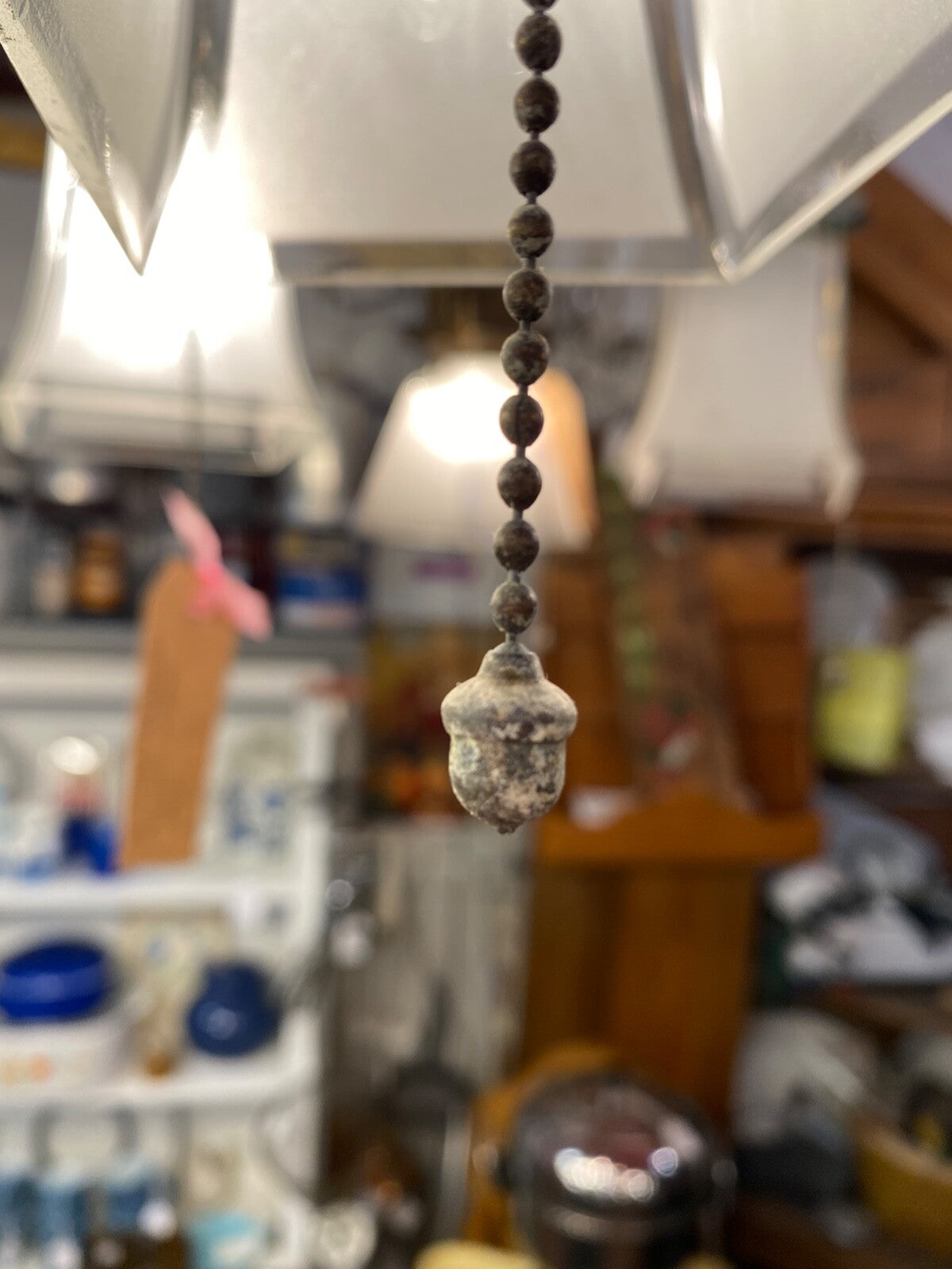 4 Light 1910s Craftsman Hubbell Socket Chandelier Arts & Crafts Mission