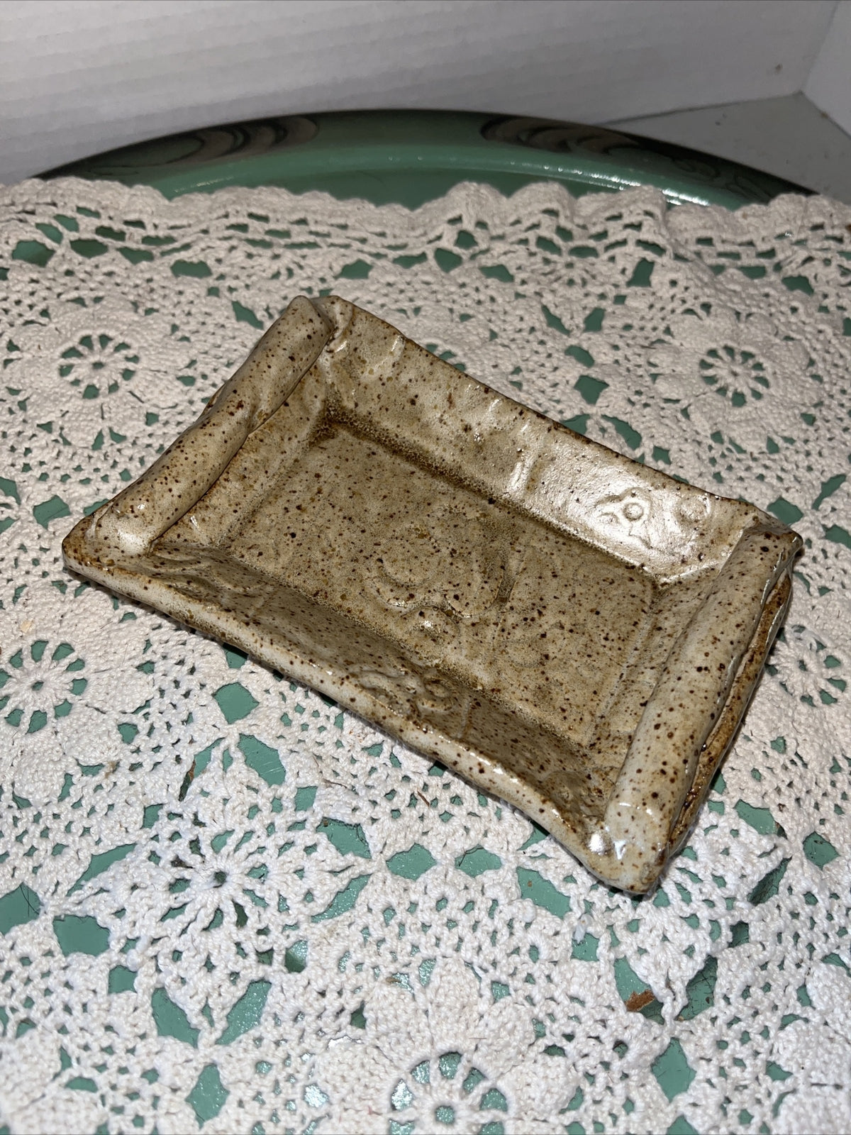 Studio Art Pottery Trinket Dish / Soap Dish  USA Made