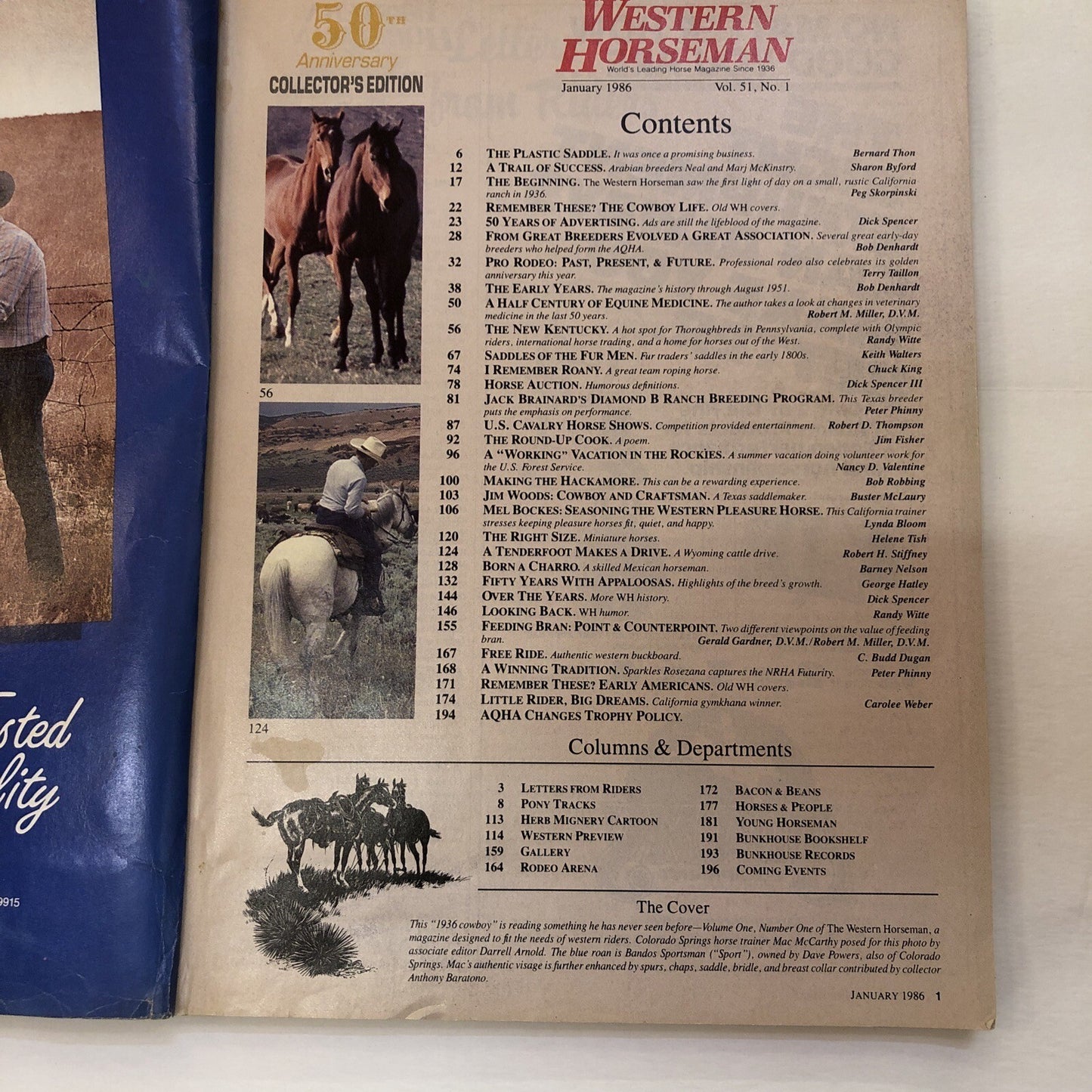 Lot of 3 The Western Horseman Magazine July 1972 Jan 1979 and Jan 1986