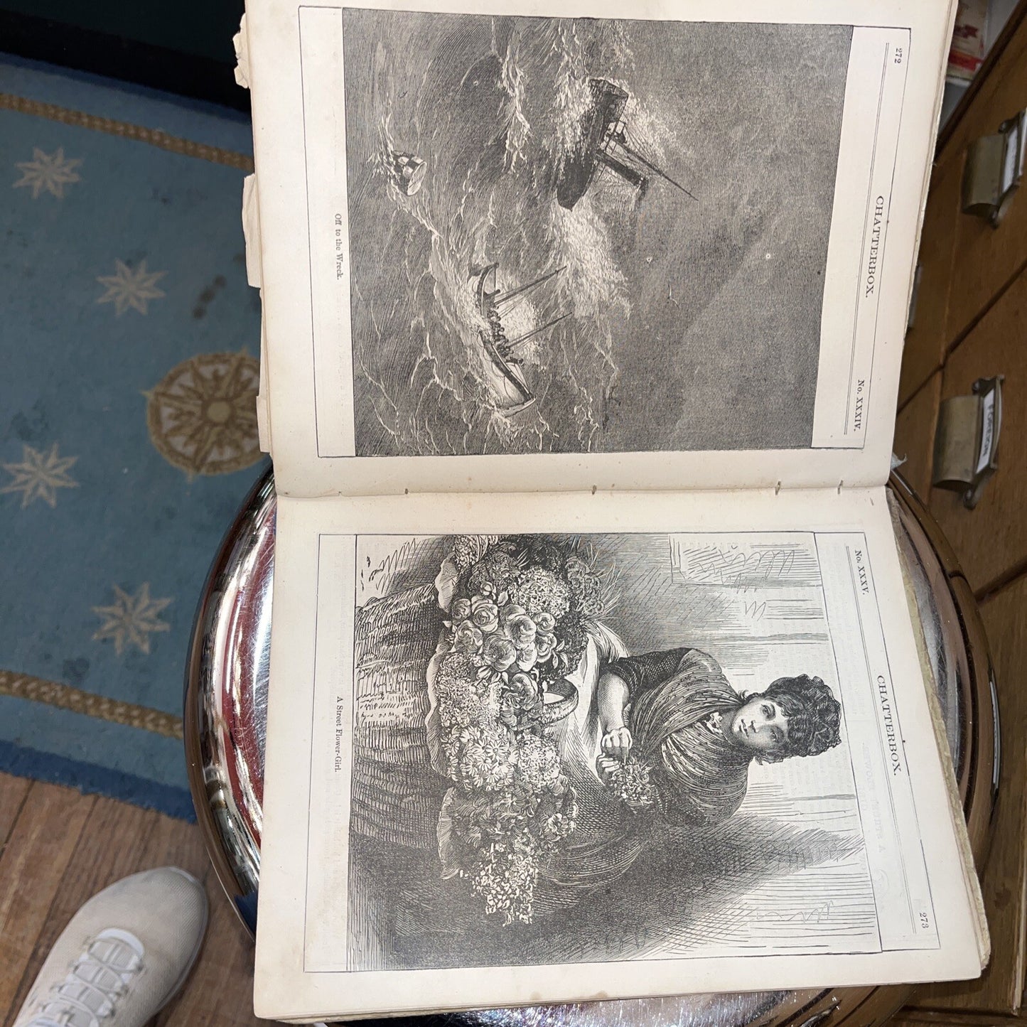 Chatterbox - 1881, Illustrated Children's Story Book - Hardcover 