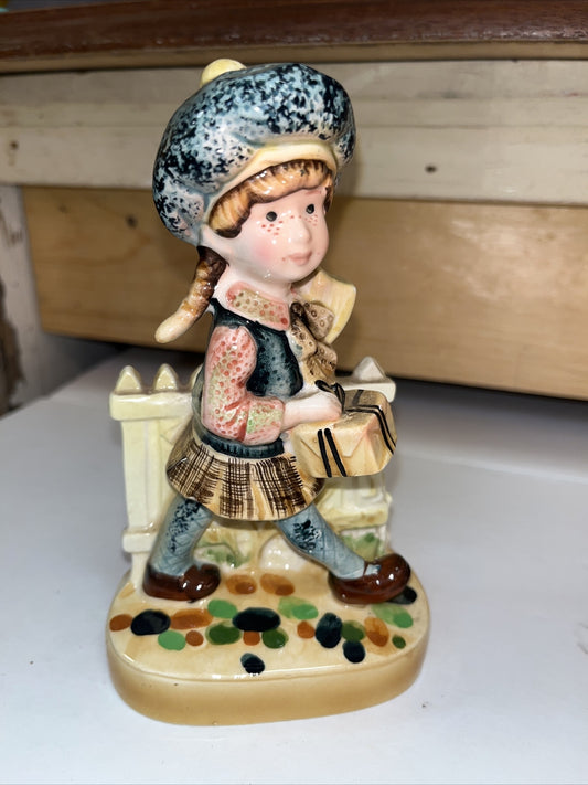 Vintage American Greetings Holly Hobbie Figurine Holly's Little Friends