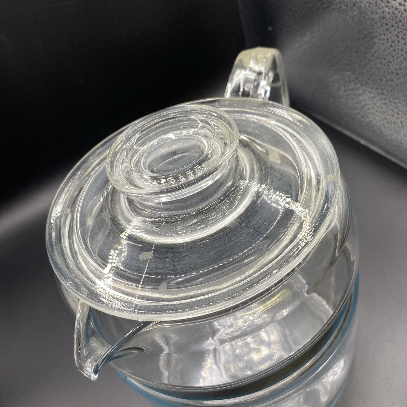 Vintage Pyrex 7756-B Flameware Glass Percolator Coffee POT AND LID ONLY 6 Cup