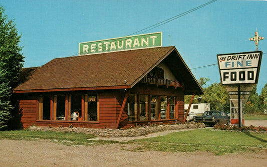 Real Photo Restaurant US 131 North Manton Michigan MI Postcard 