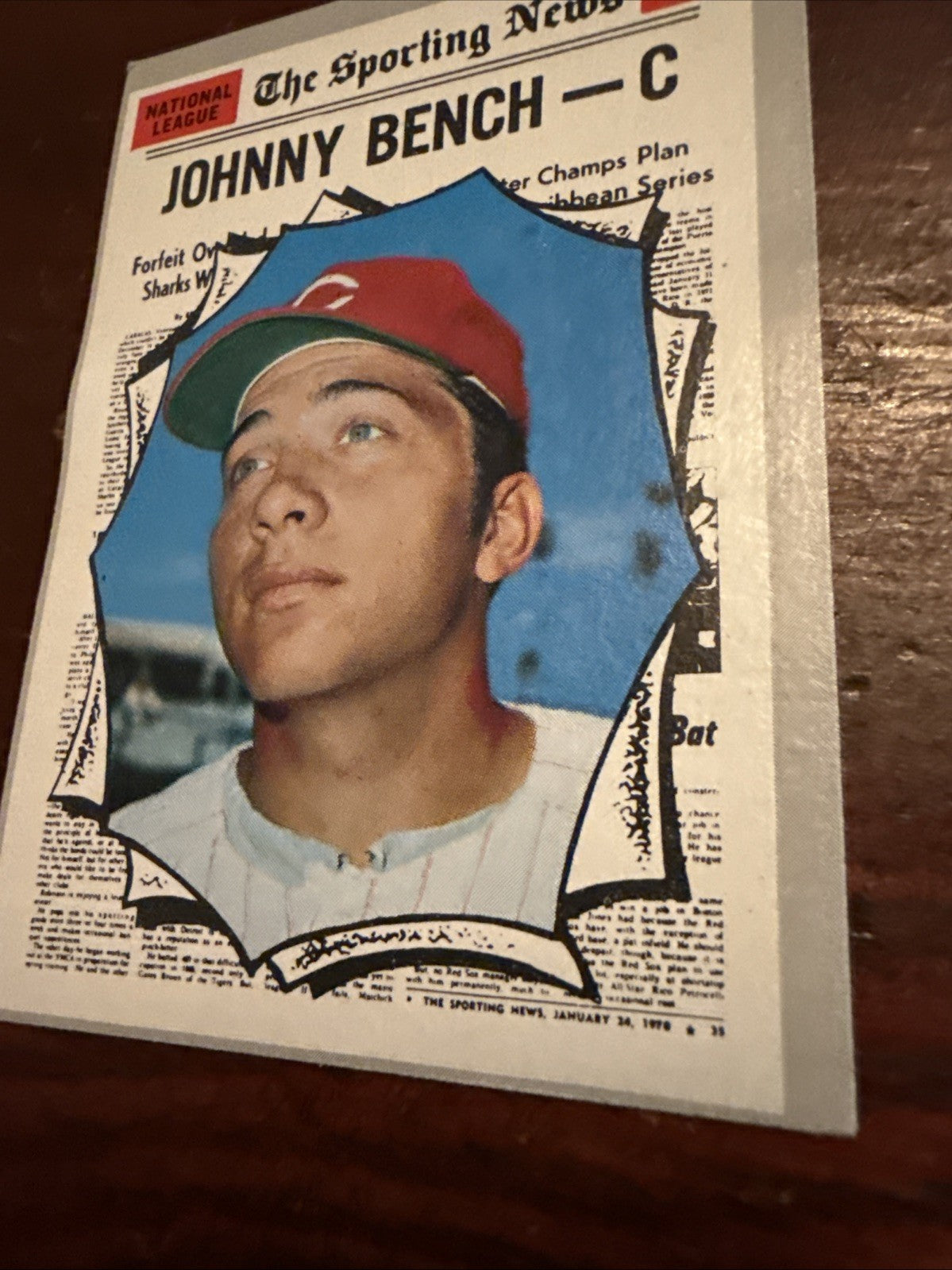 1970 Topps # 464 Johnny Bench National League Cincinnati Reds Baseball Card