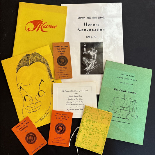 Early 1970s Ottawa Hills School Grand Rapids MI Mich Ephemera Theatre Sports