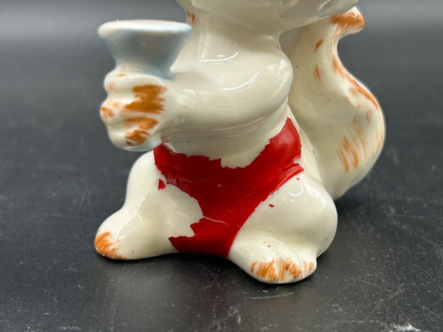 Enesco 1950s Anthropomorphic Foxes Drinking Martinis Salt & Pepper Shaker Set