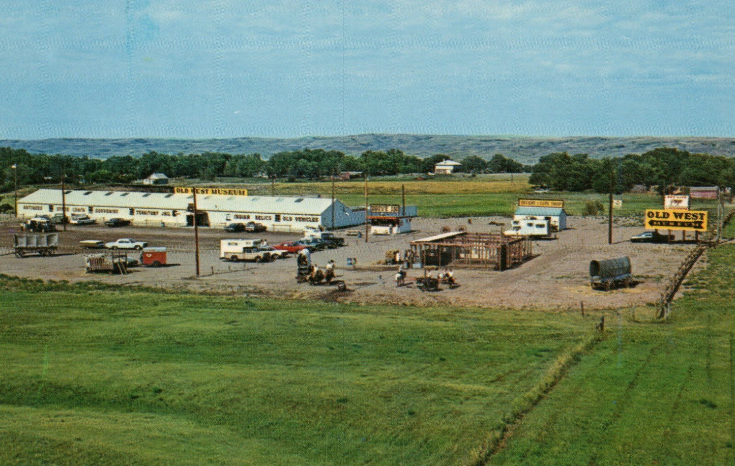 Old West Museum Interstate 90 Us 16 Chamberlain  South Dakota SD Postcard