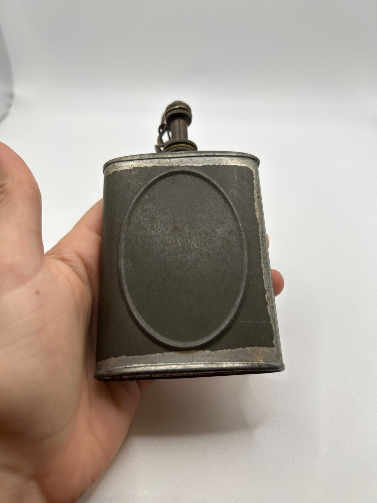 Rare Old Vintage Gun Oil Can, Spotoil Or Spot Oil WWII