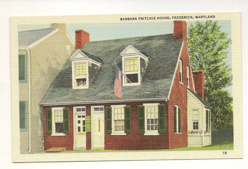 Barbara Fritchie House Frederick Maryland MD