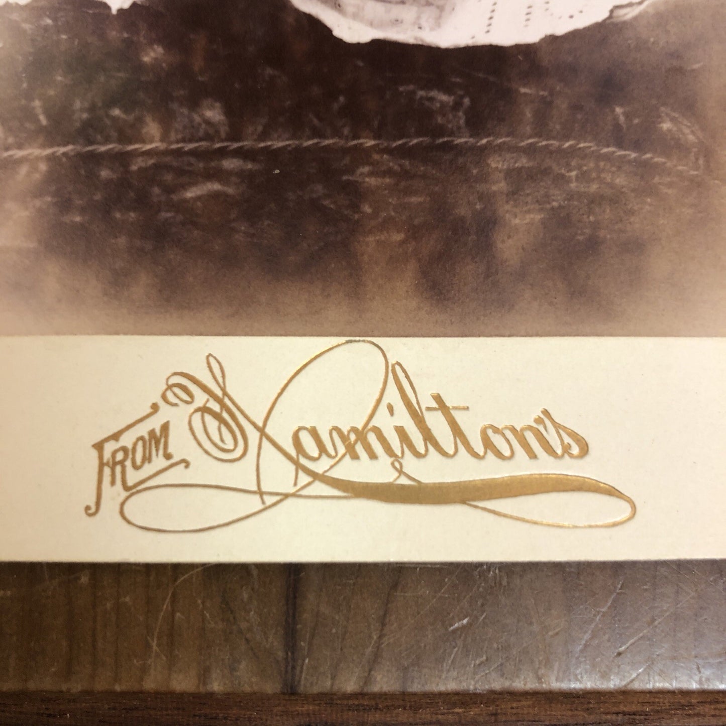 Victorian Real Photo CDV Child Baby from Hamiltons