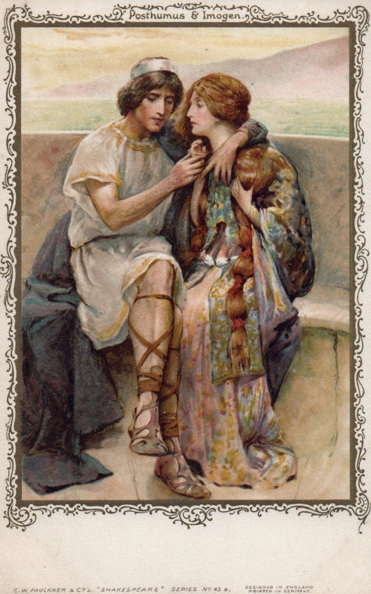 Posthumus & Imogen Shakespeare C W Faulkner England & Germany Series 45 D