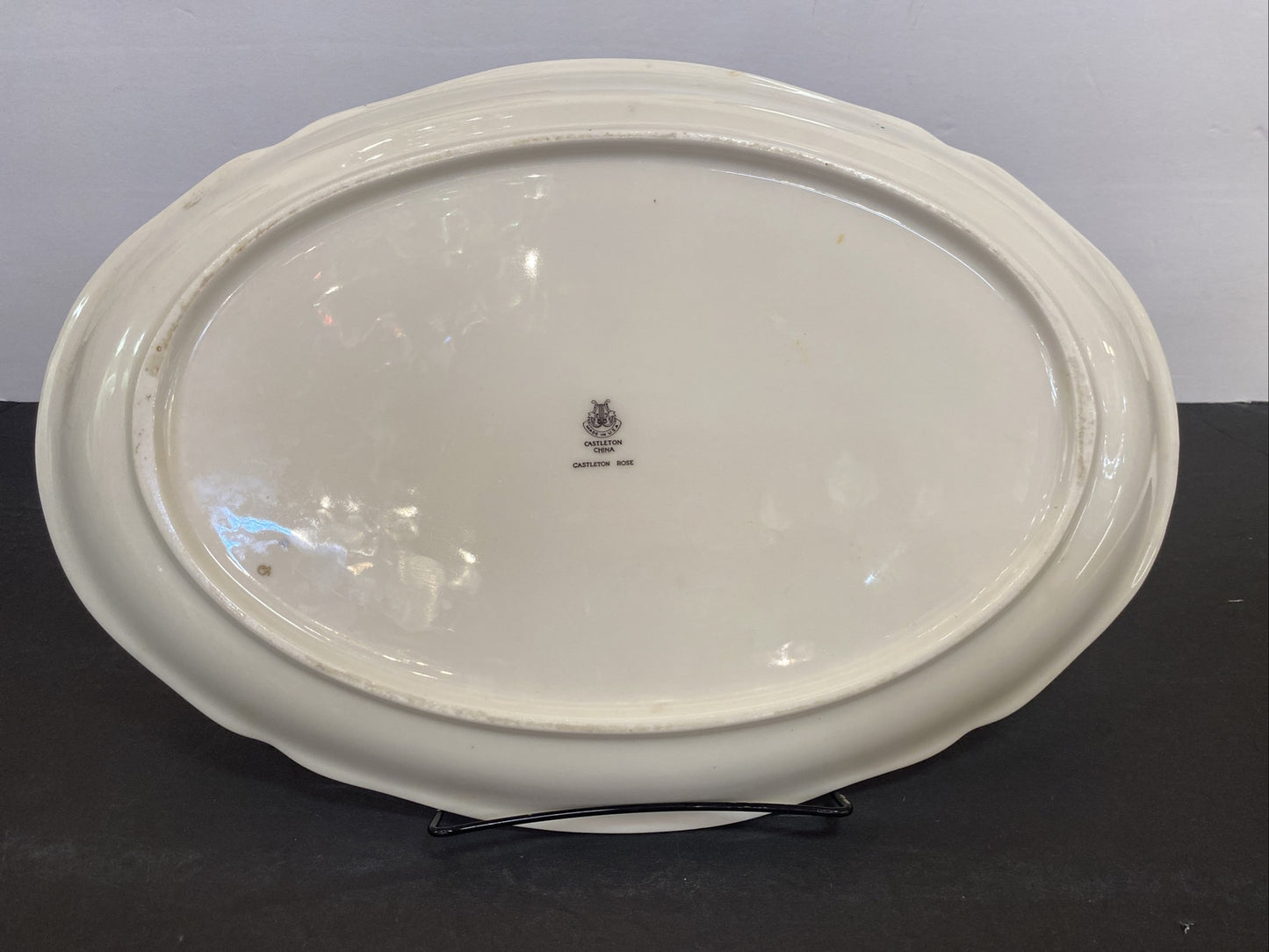 Vintage Castleton China Serving platter 16"  x 11" Dish Dishes