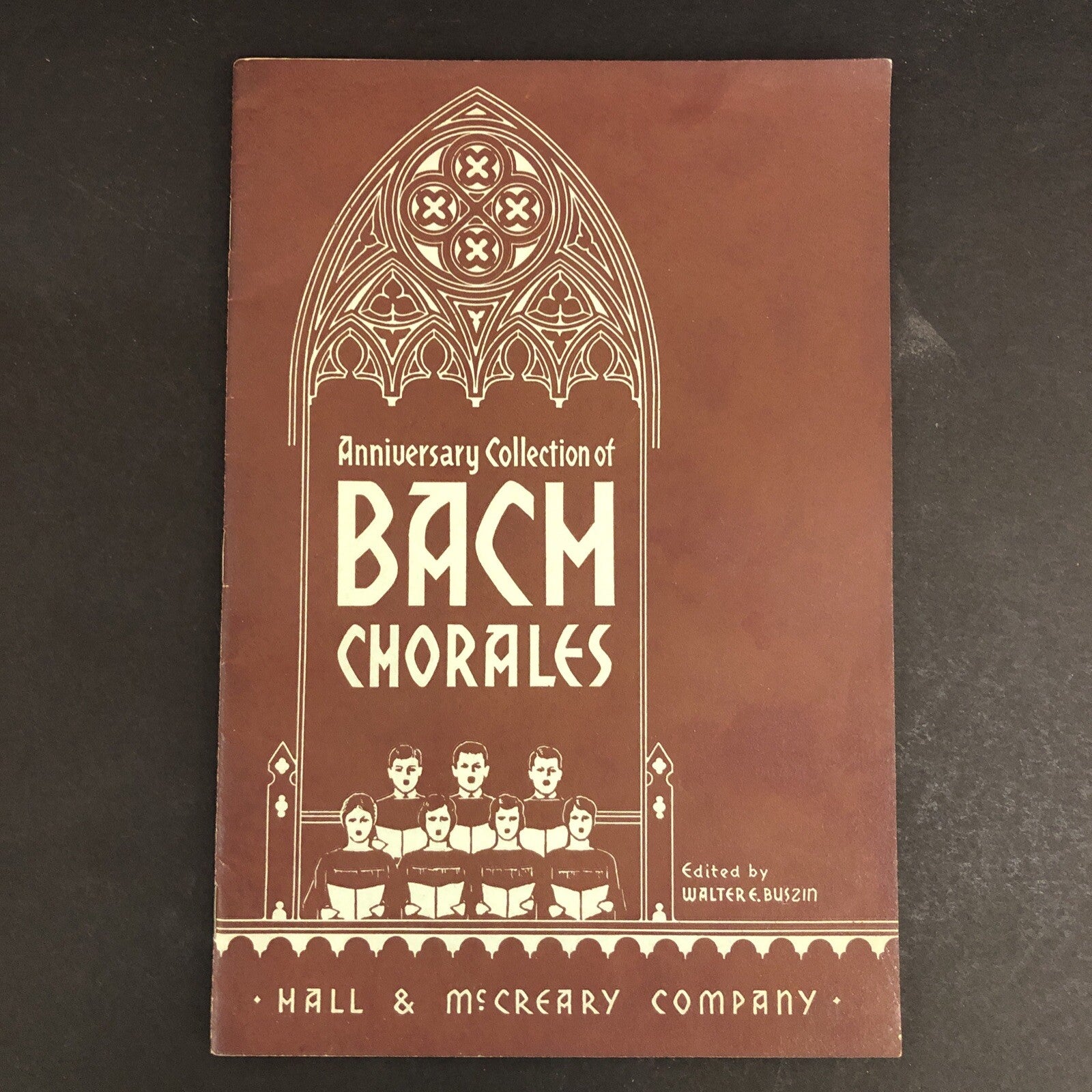 Lot of 5 Sheet Music Books Asstd - Bach Chorales Choral Program Ensemble Singing
