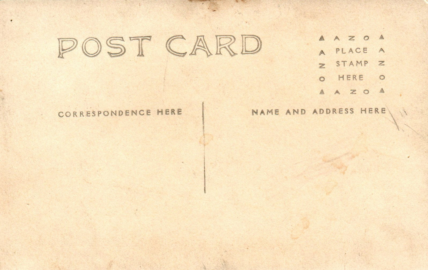 A Dull Day In Freeport Real Photo Lock and Key Freeport  Michigan MI Postcard