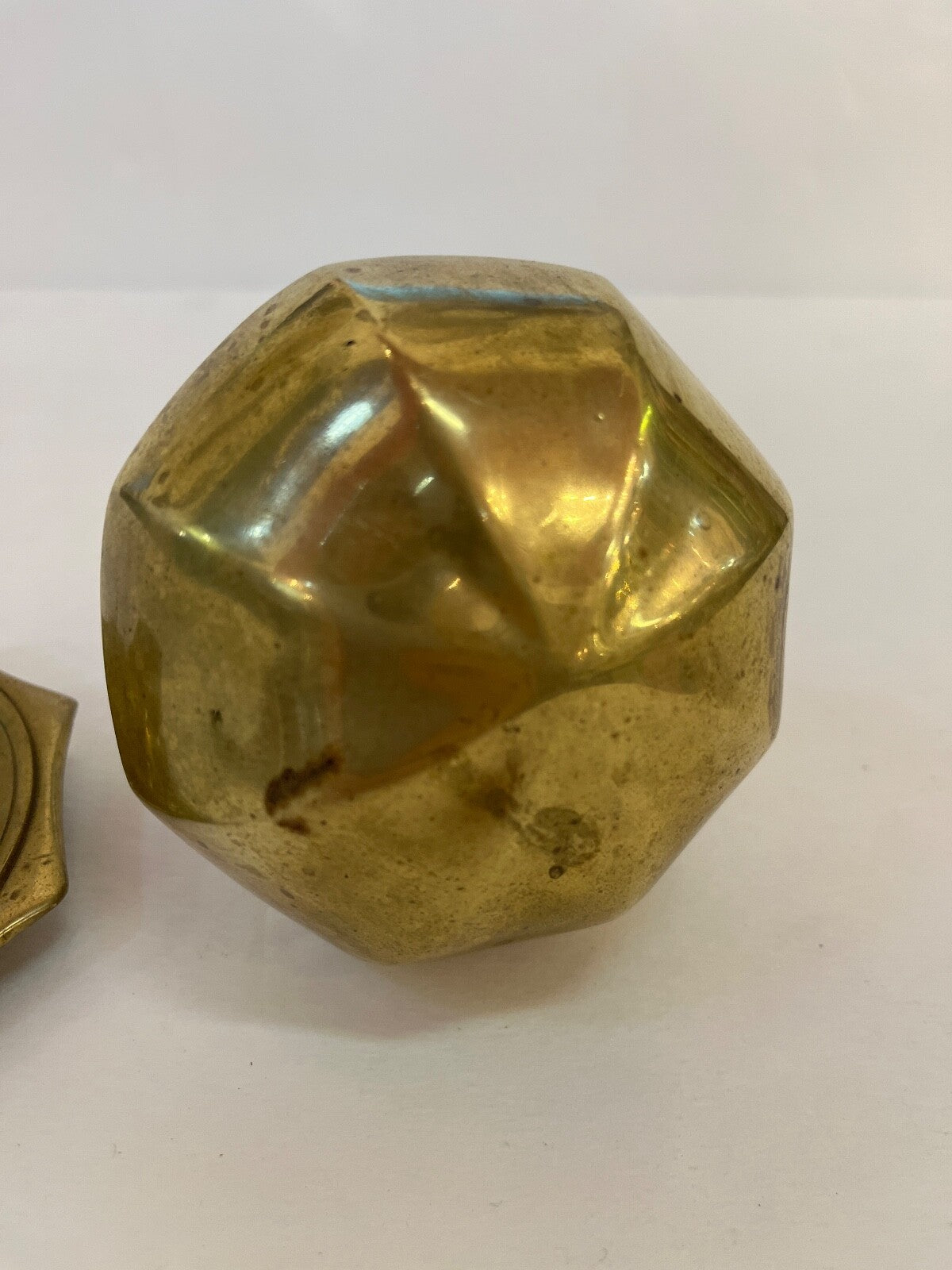 Large/Giant Vintage 1 lb 8 oz Brass Door Knob