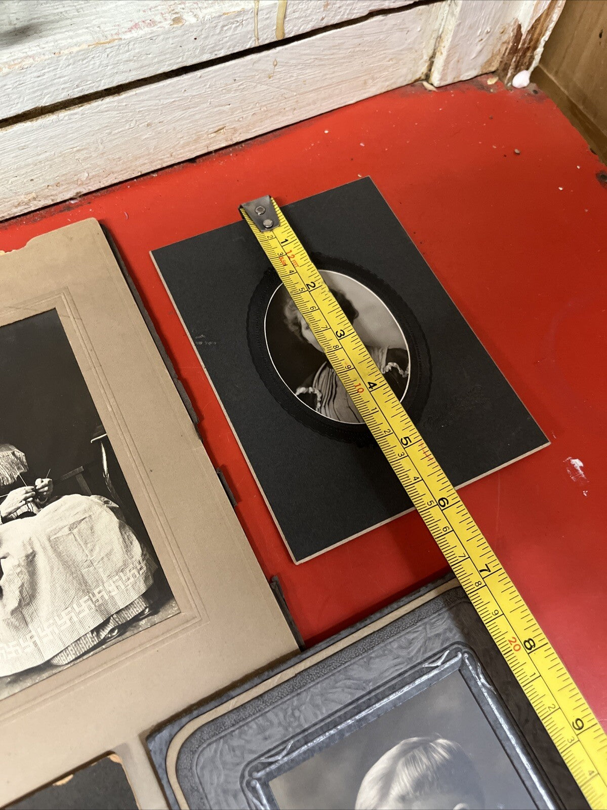 ANTIQUE 1900's ORIGINAL PEOPLE  PHOTO LOT OF 5