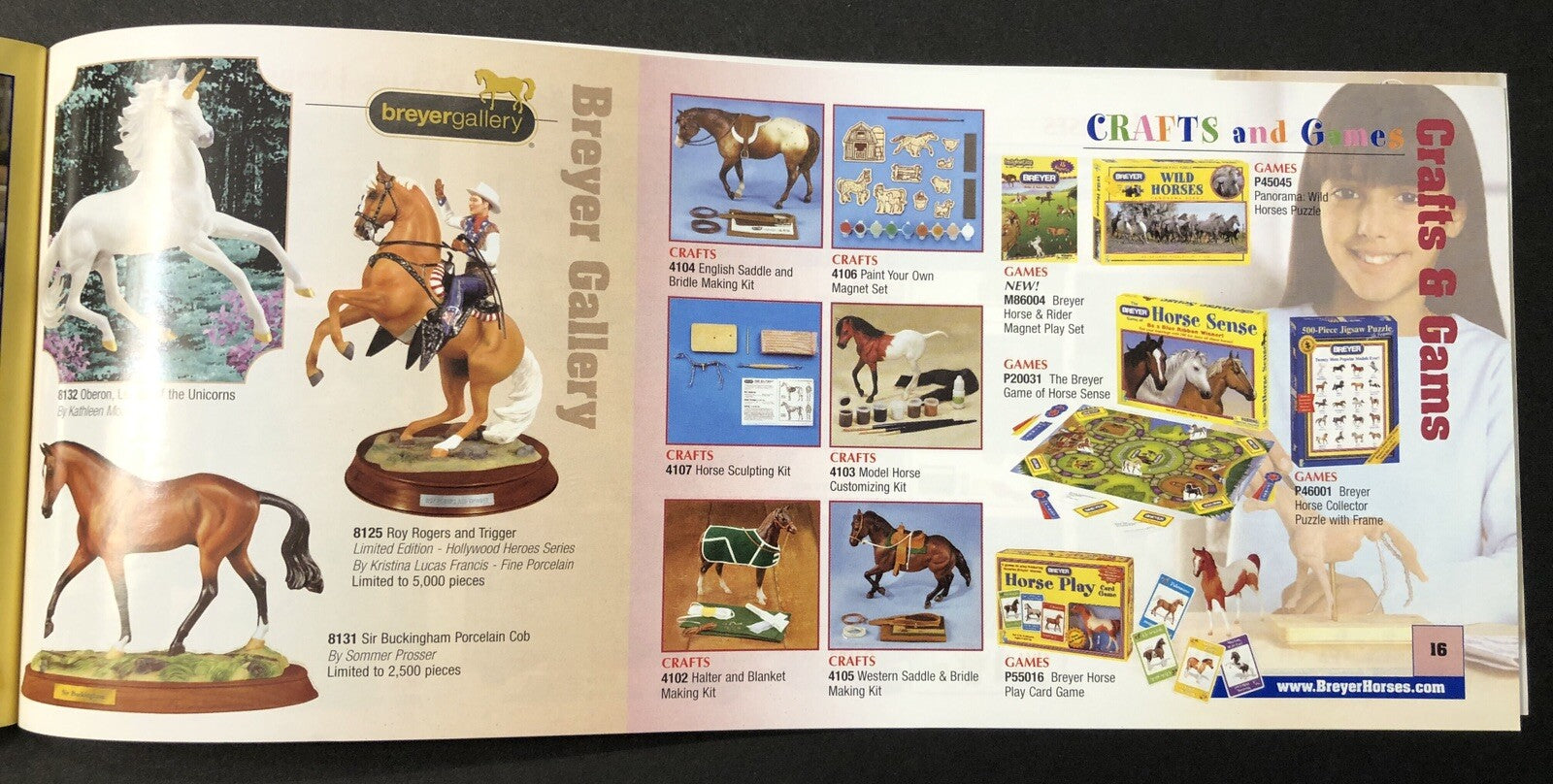 2003 Welcome to World of Breyer Catalog booklet pamphlet brochure horse statues
