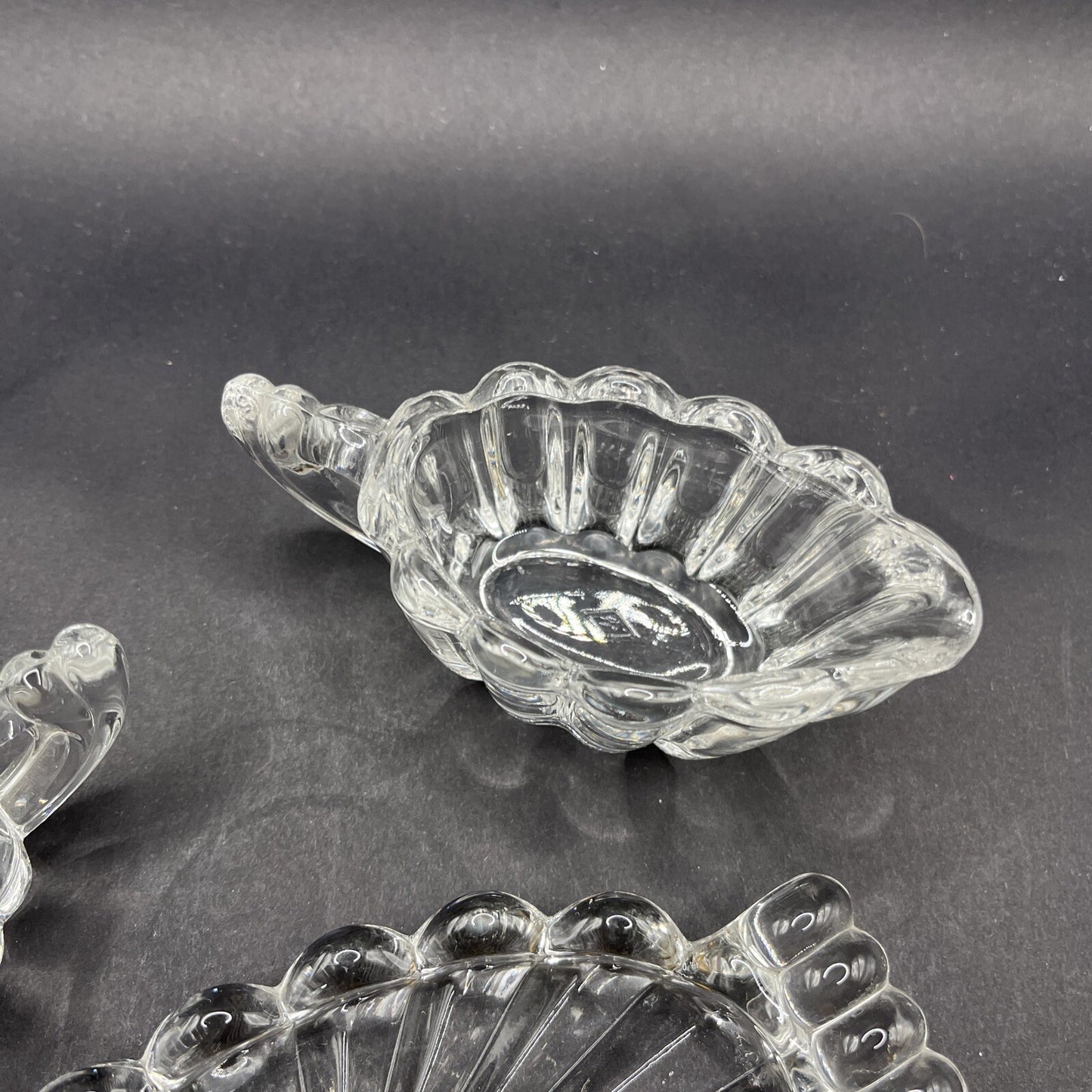 Heisey Glass Co Antique Cream & Sugar With Tray.