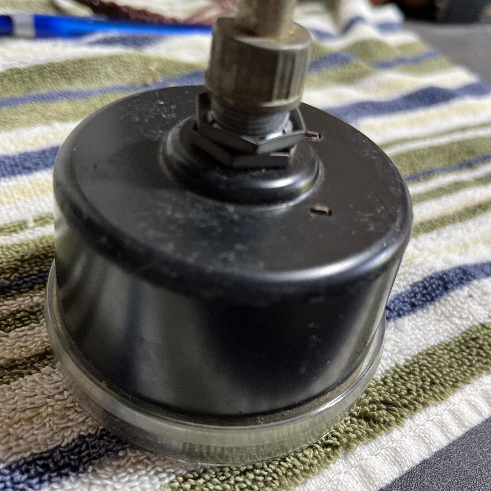 NEW NOS STEWART WARNER COUNTER CLOCKWISE SPEEDOMETER ODOMETER GAUGE MPH MOPED SW